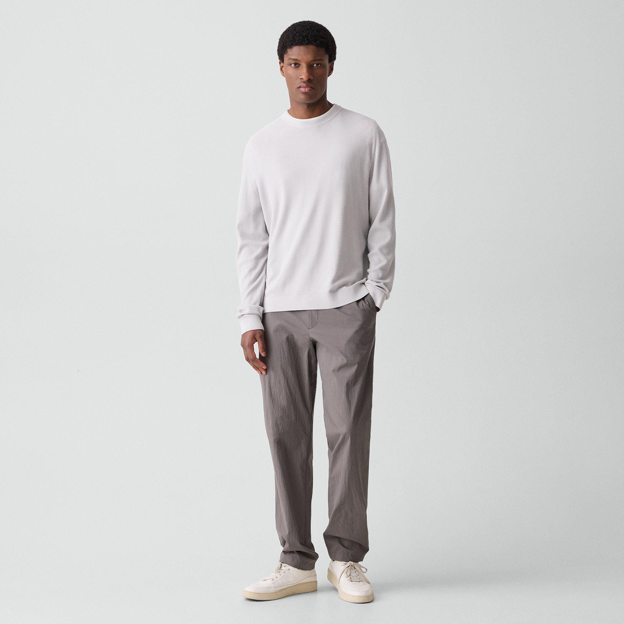 Crewneck Sweatshirt in Silk-Cotton