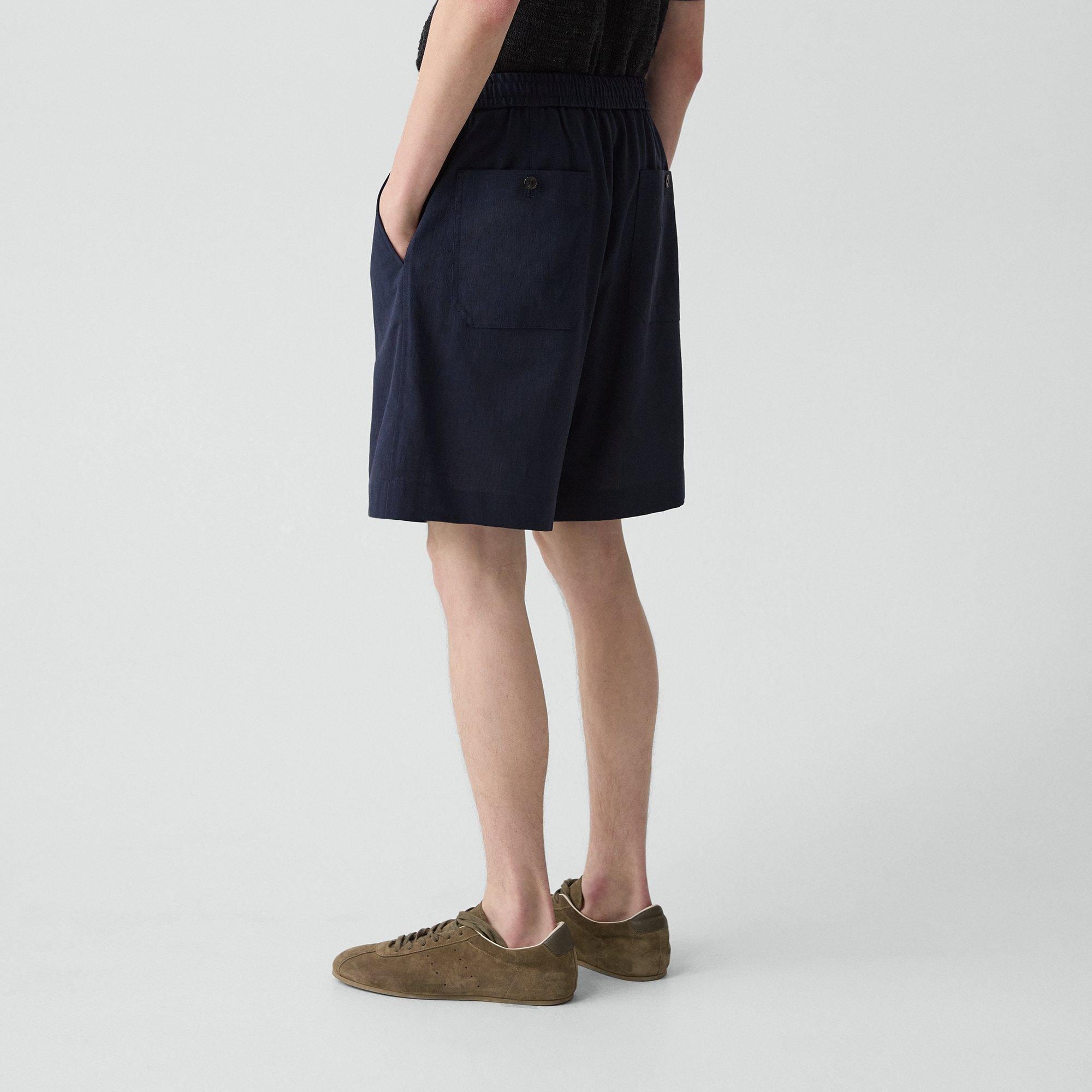 Relaxed Pull-On Short in Performance Suiting