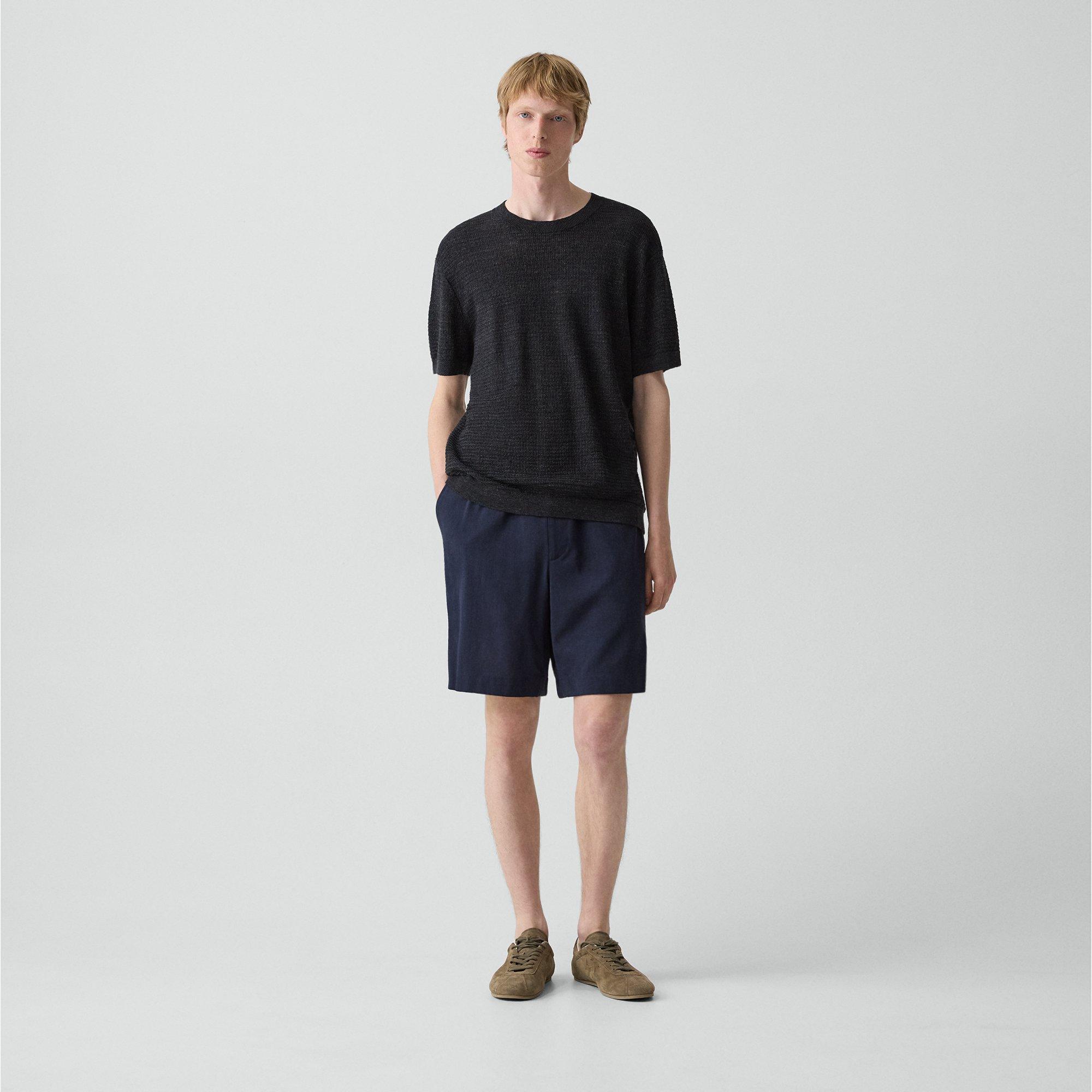 Relaxed Pull-On Short in Performance Suiting