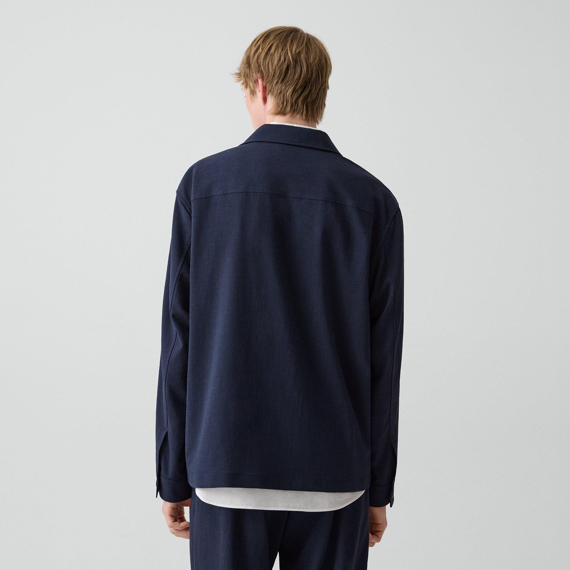 Shirt Jacket in Performance Suiting
