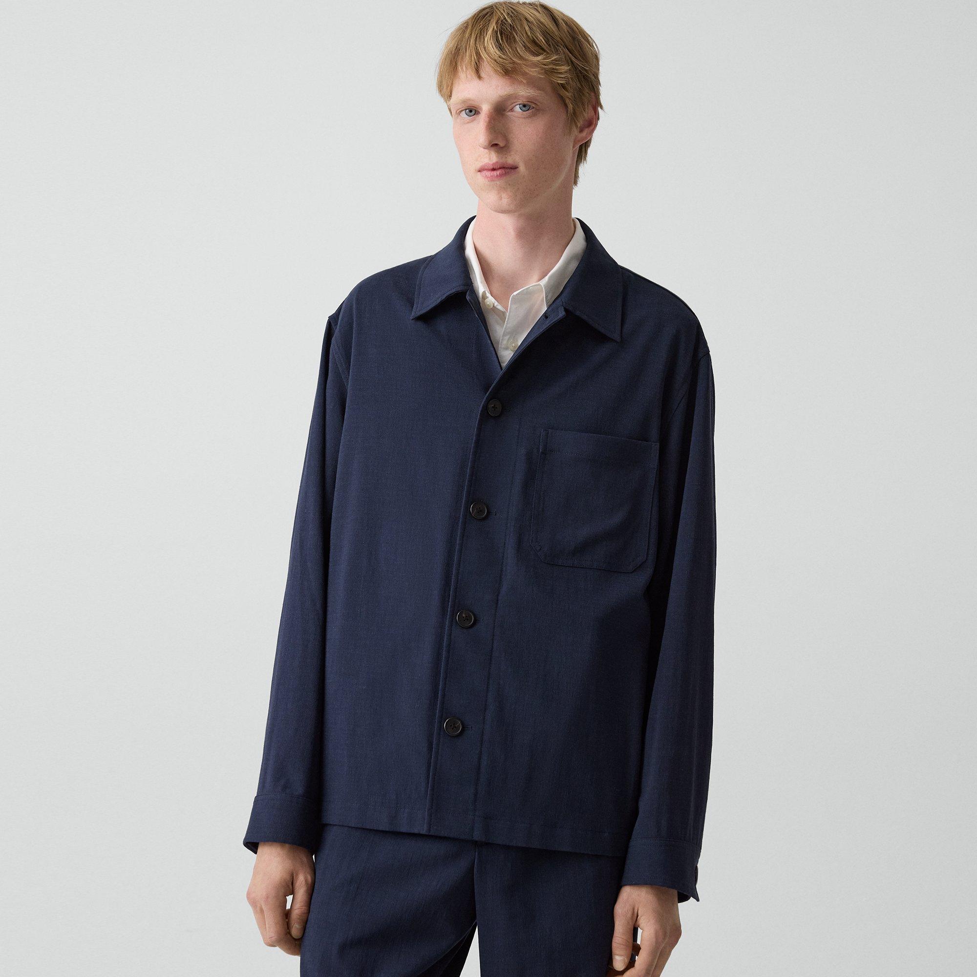 Shirt Jacket in Performance Suiting
