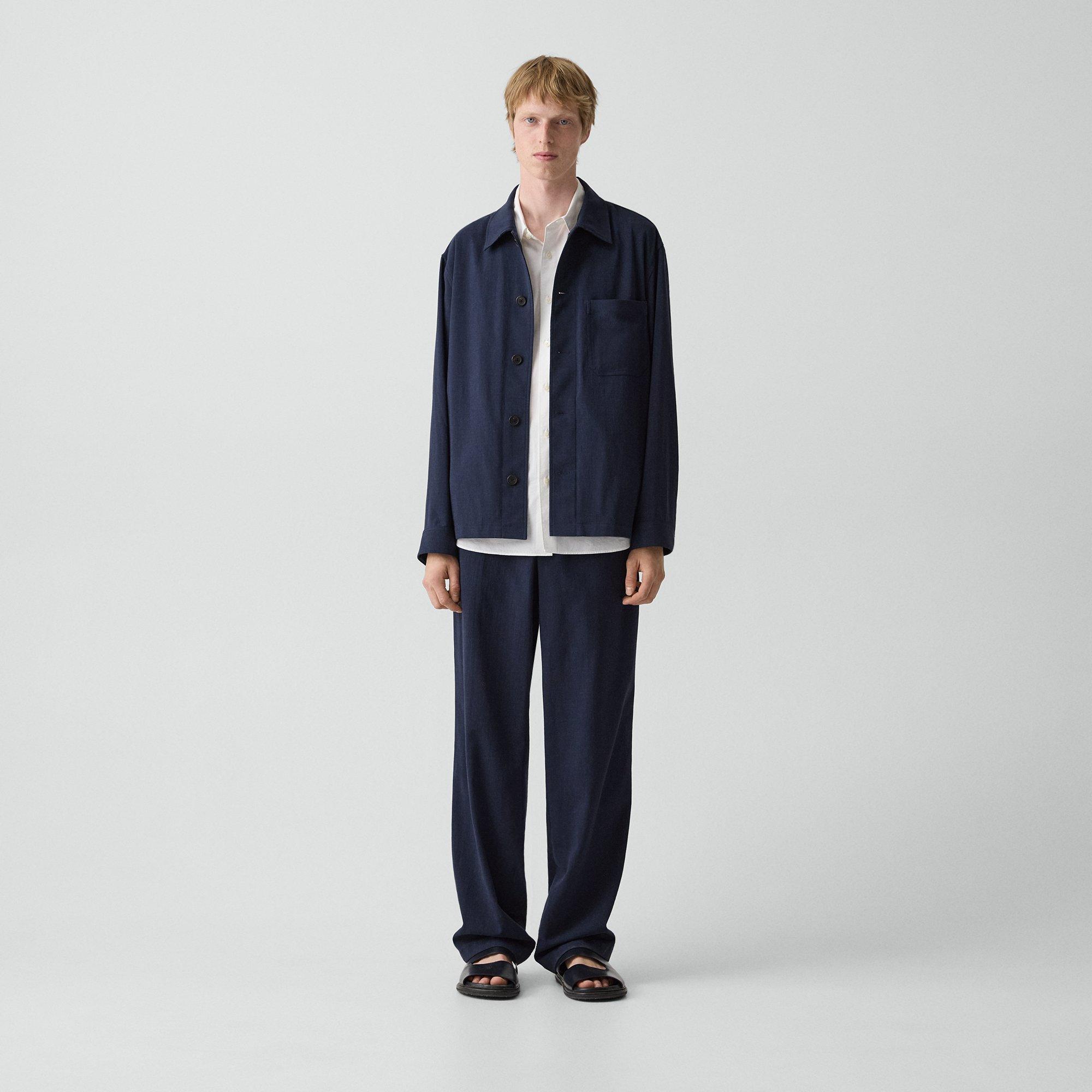 Shirt Jacket in Performance Suiting