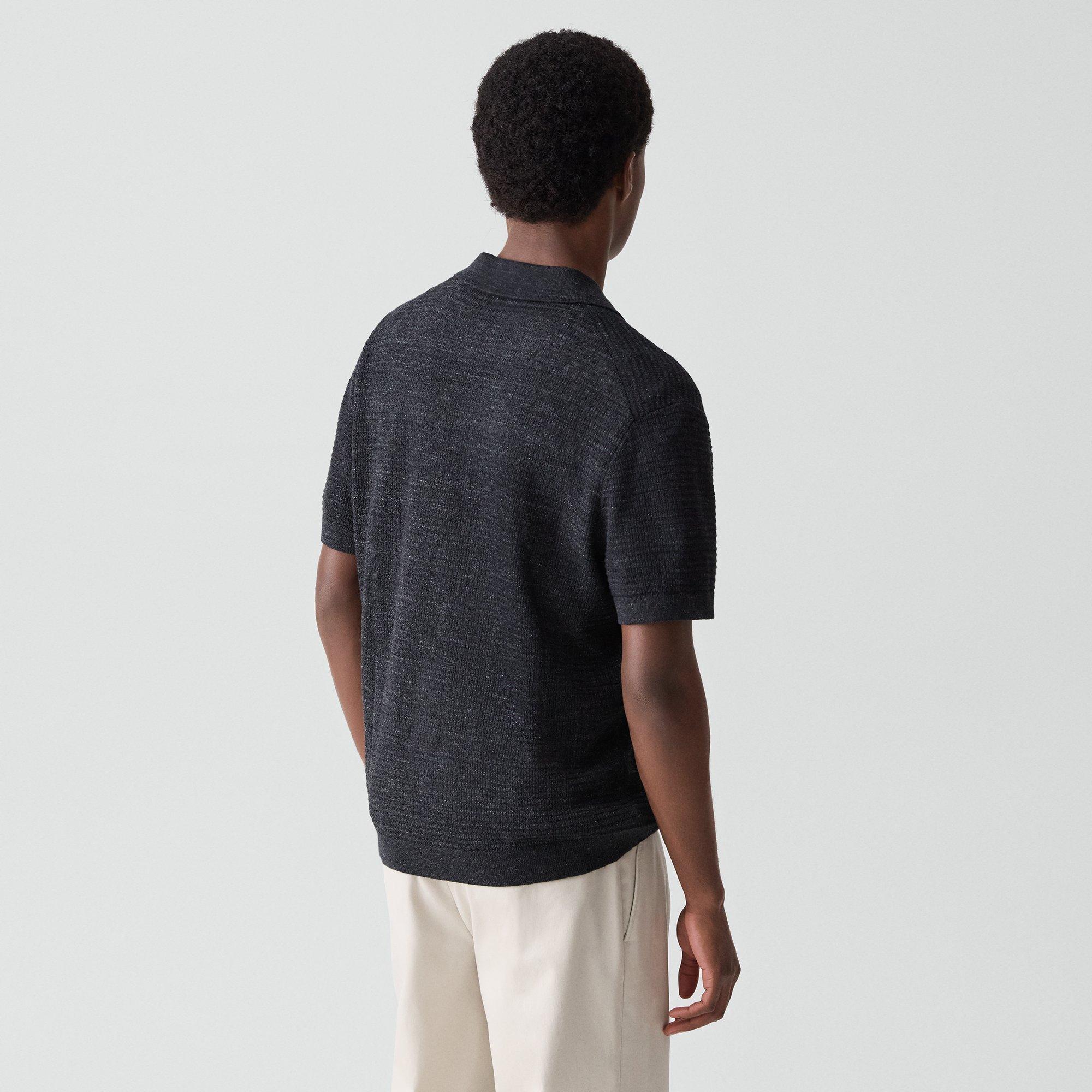 Brenan Polo Shirt in Pacific Linen