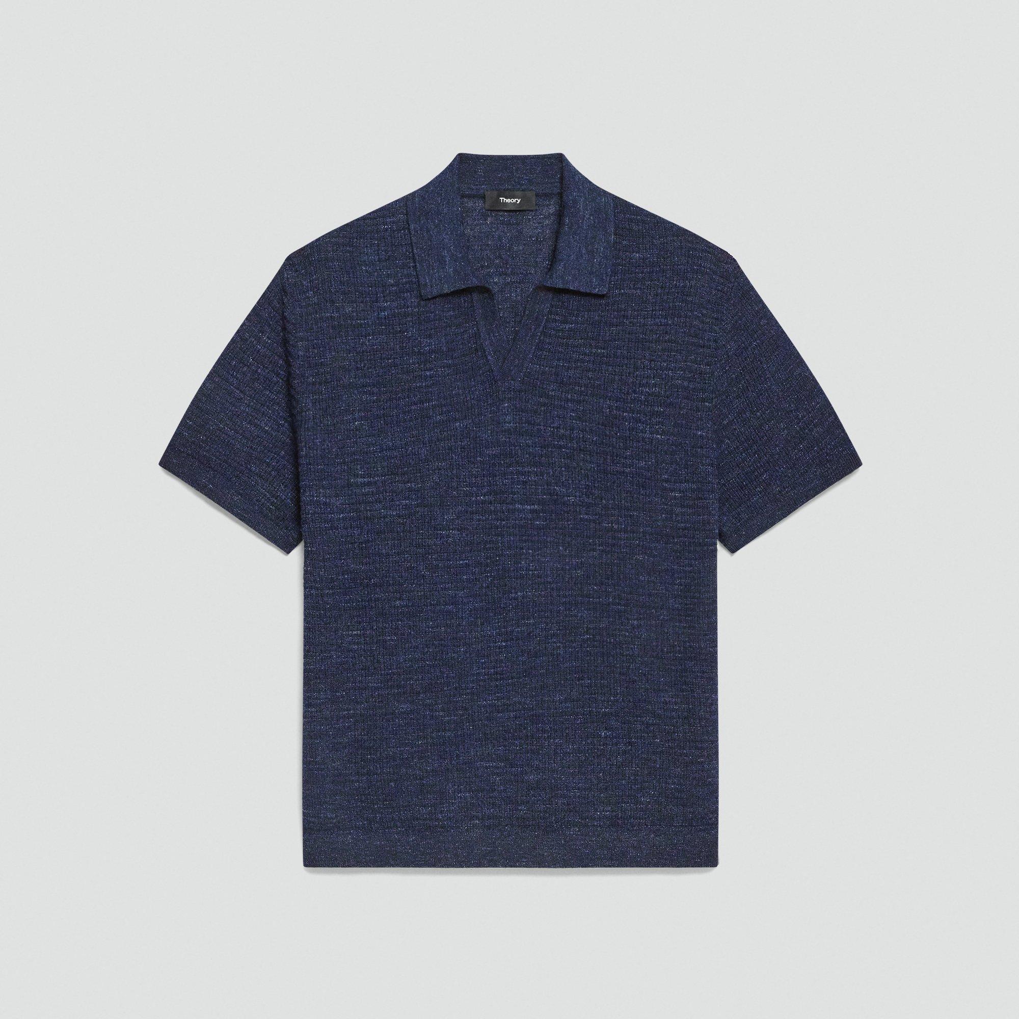 Brenan Polo Shirt in Pacific Linen