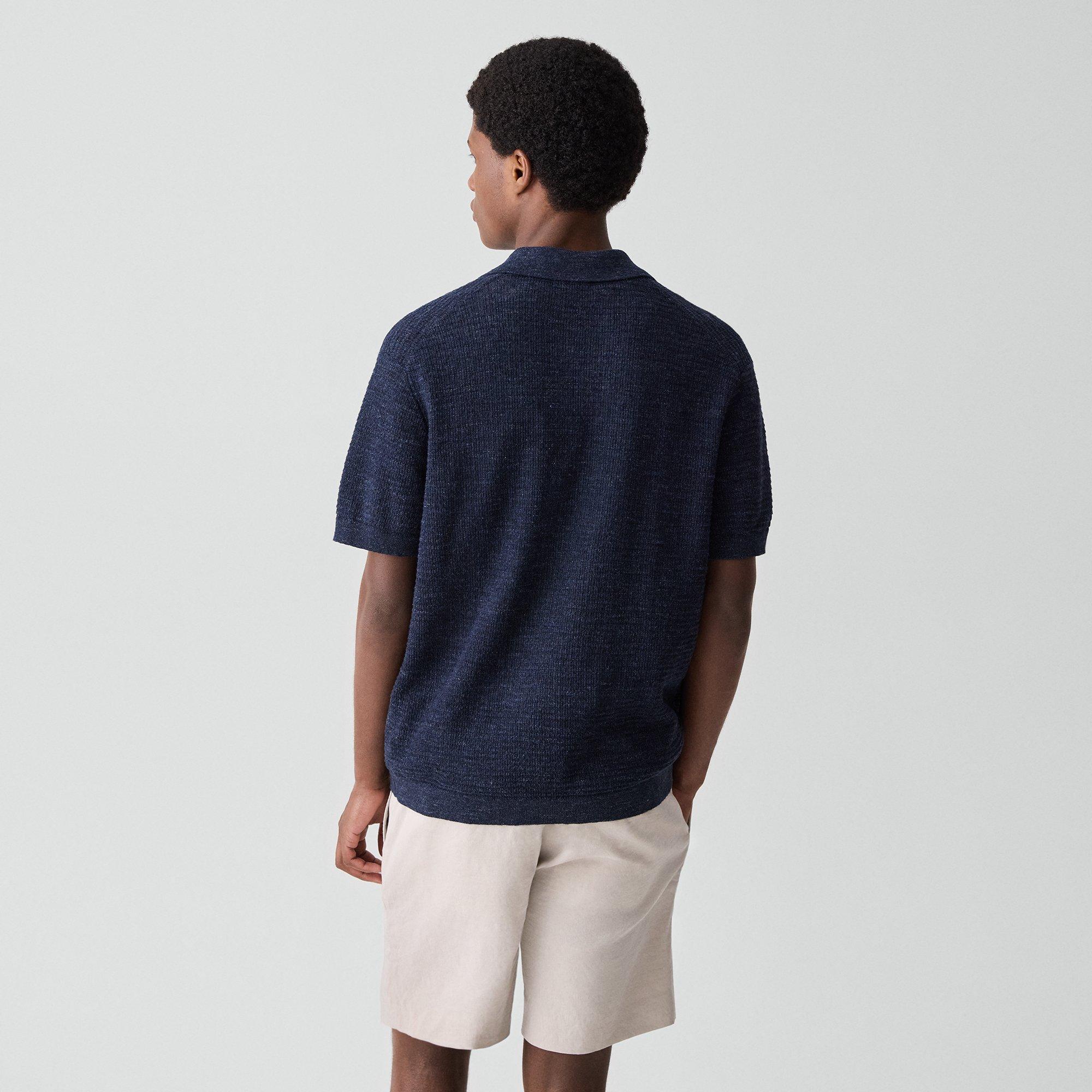 Brenan Polo Shirt in Pacific Linen