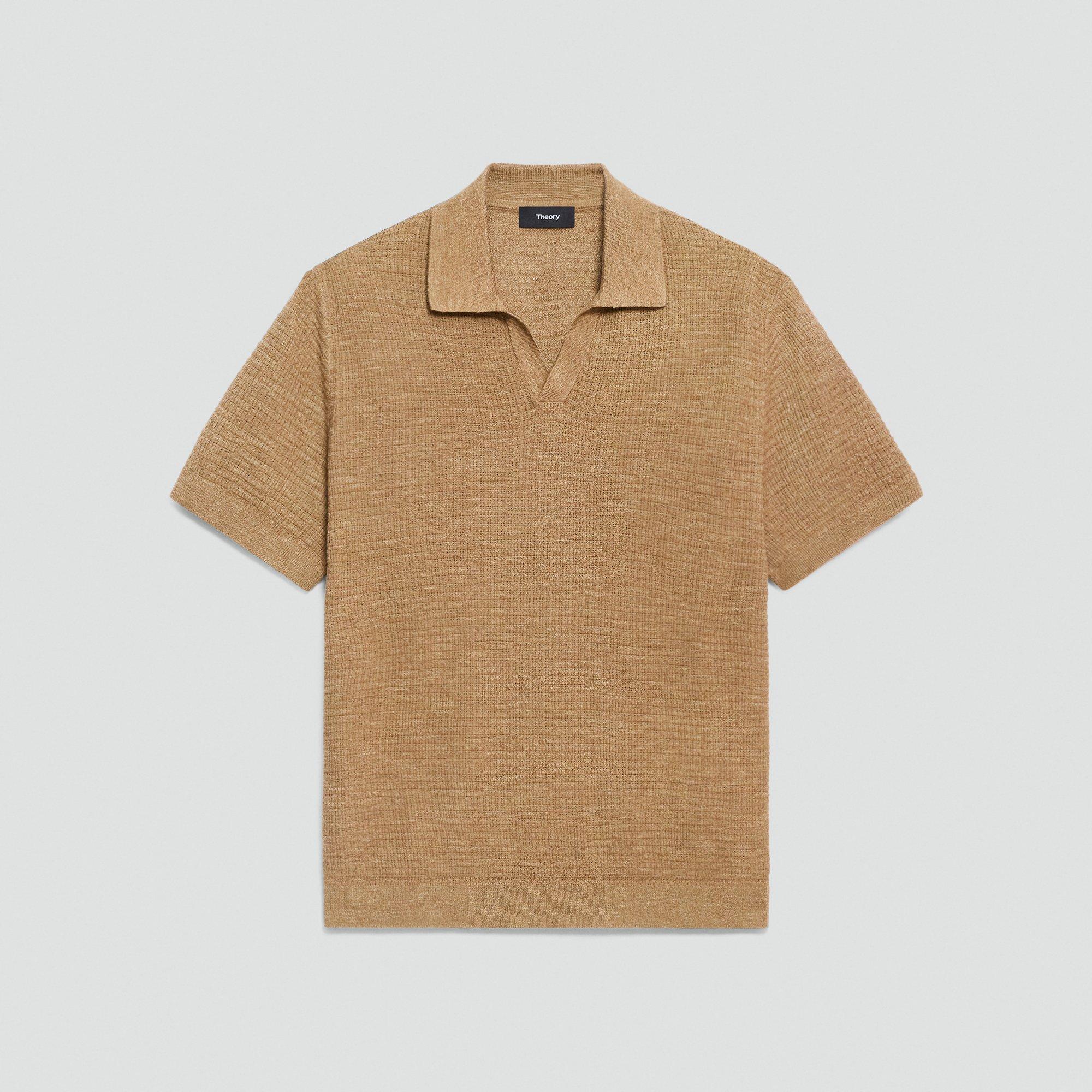 Brenan Polo Shirt in Pacific Linen