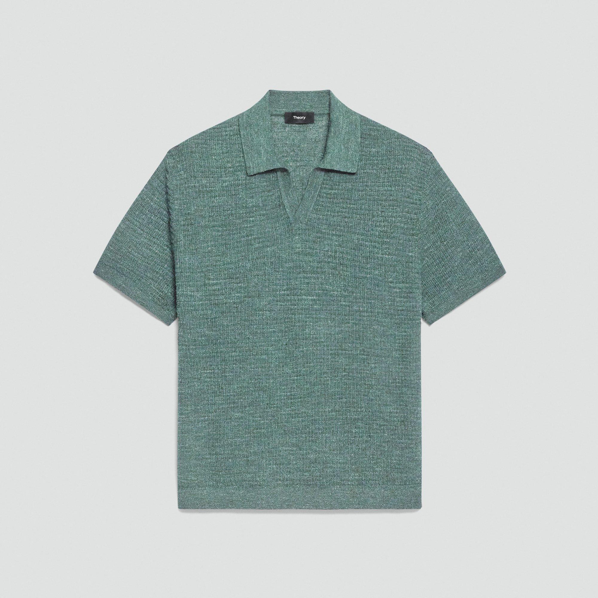 Brenan Polo Shirt in Pacific Linen