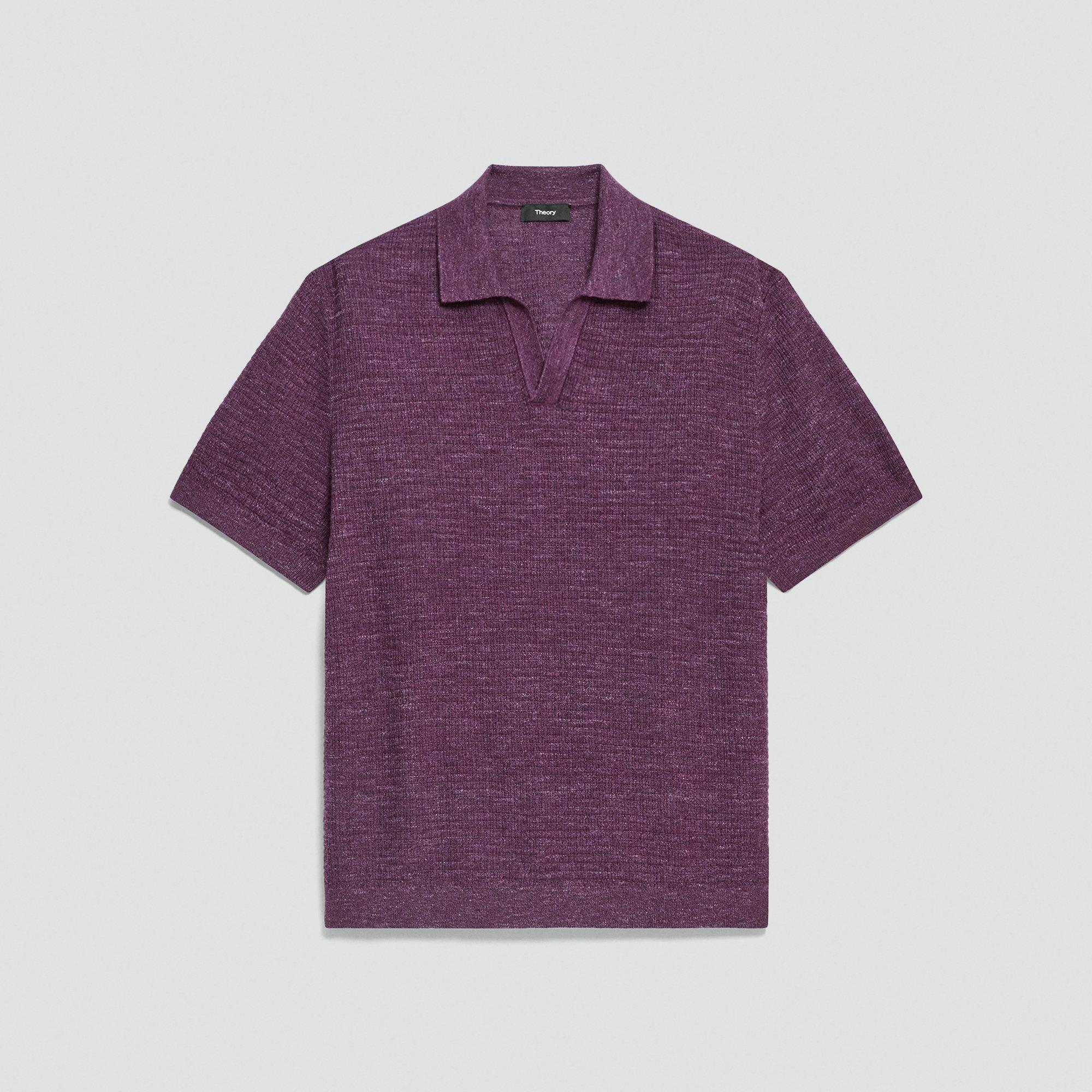 Brenan Polo Shirt in Pacific Linen