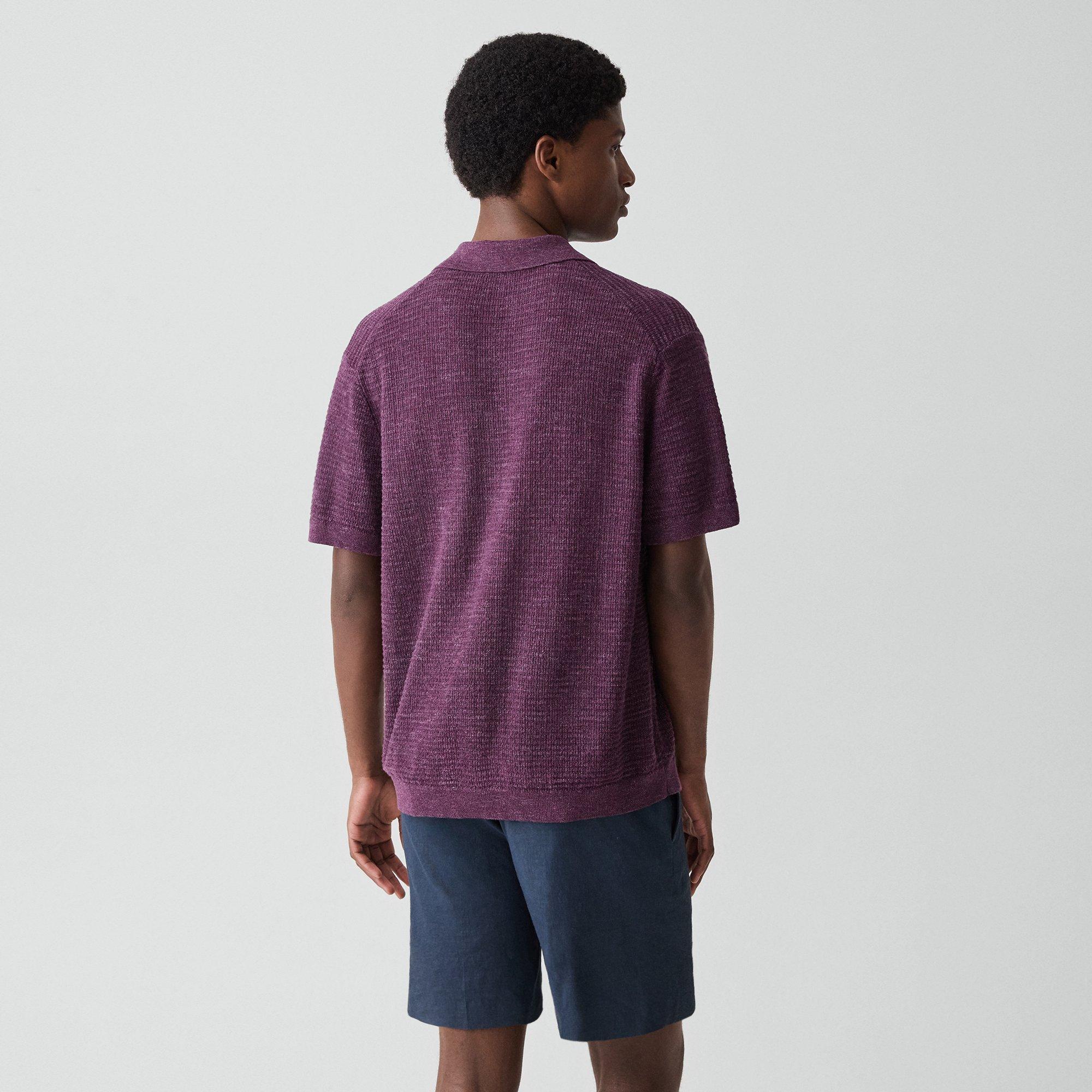 Brenan Polo Shirt in Pacific Linen