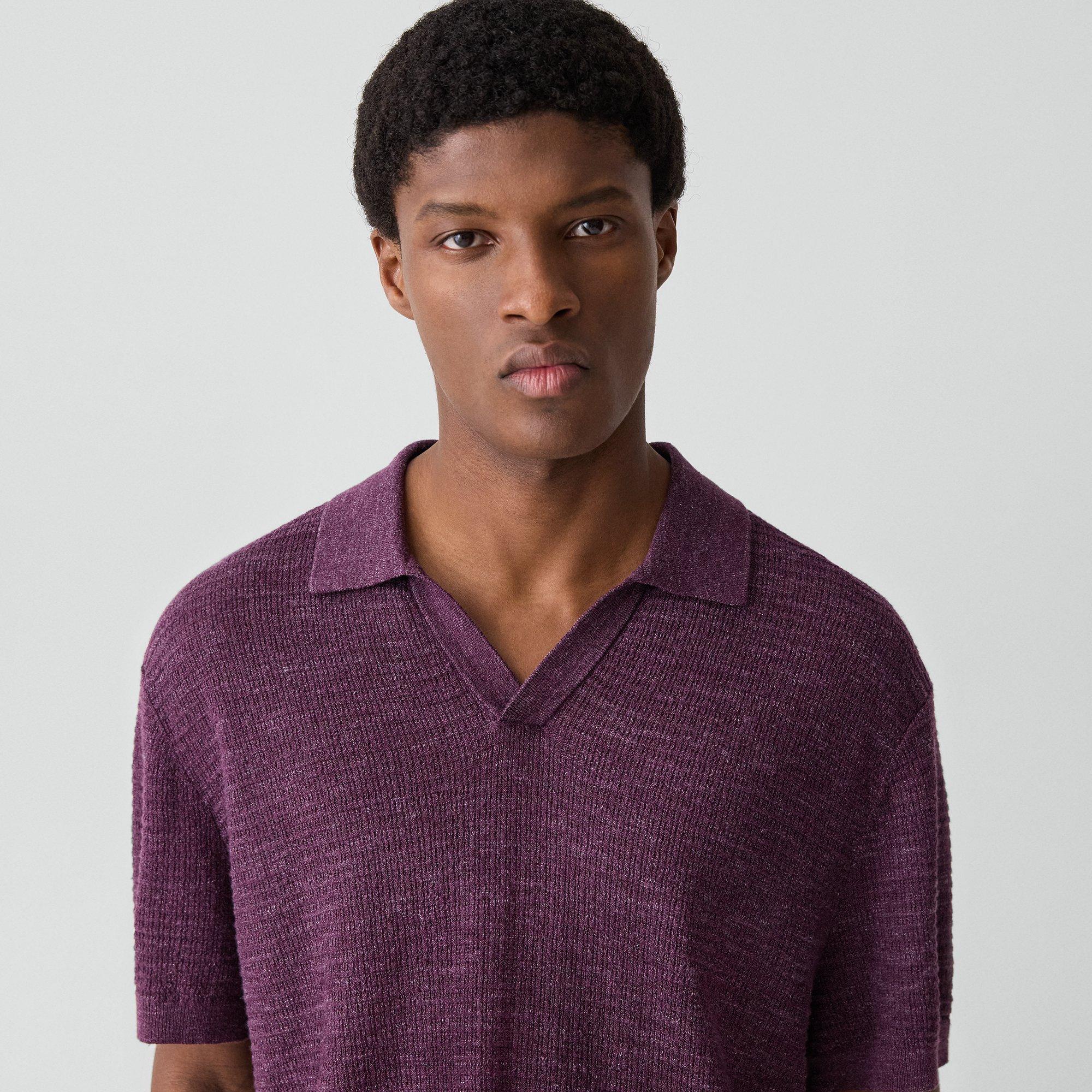 Brenan Polo Shirt in Pacific Linen