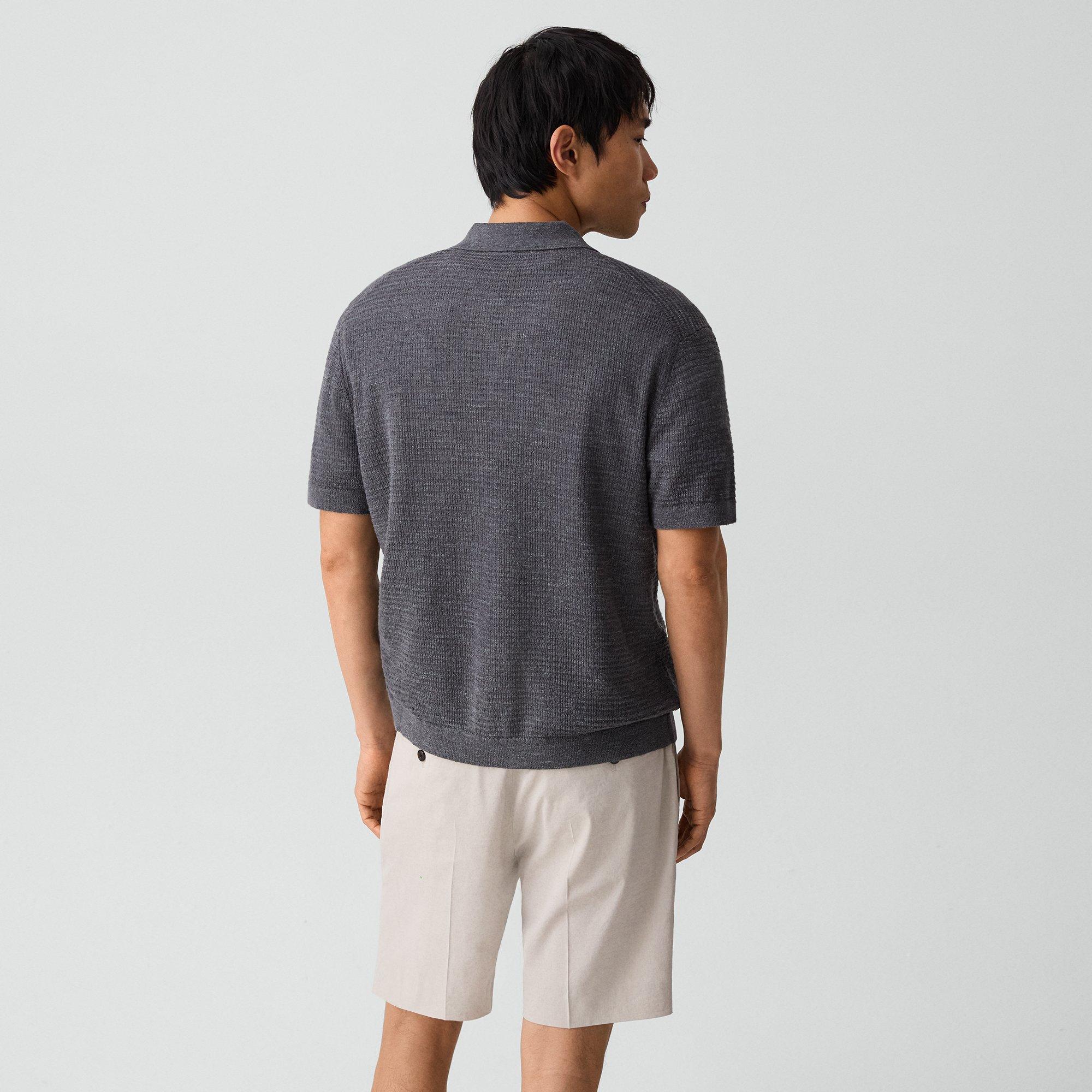 Brenan Polo Shirt in Pacific Linen