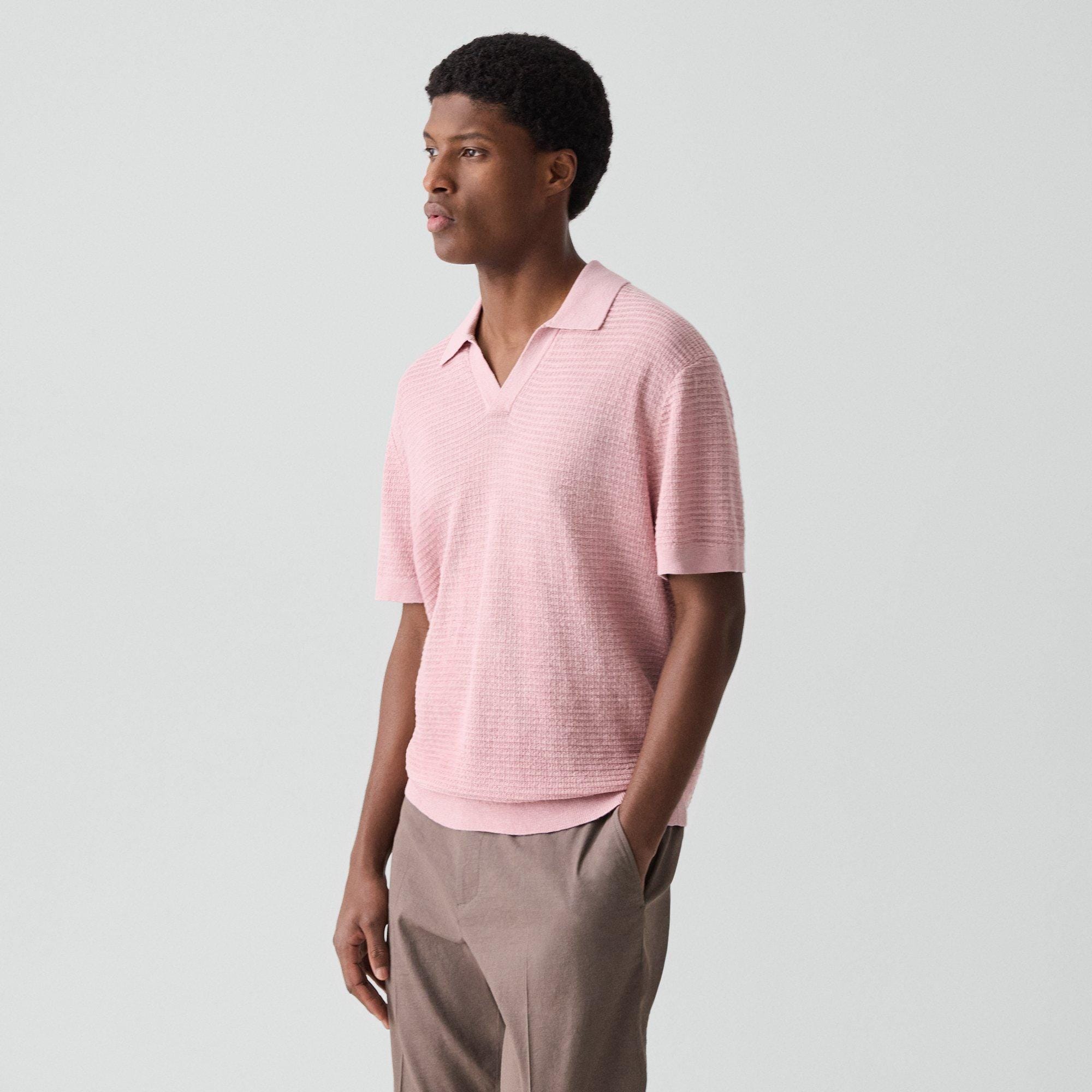 Brenan Polo Shirt in Pacific Linen