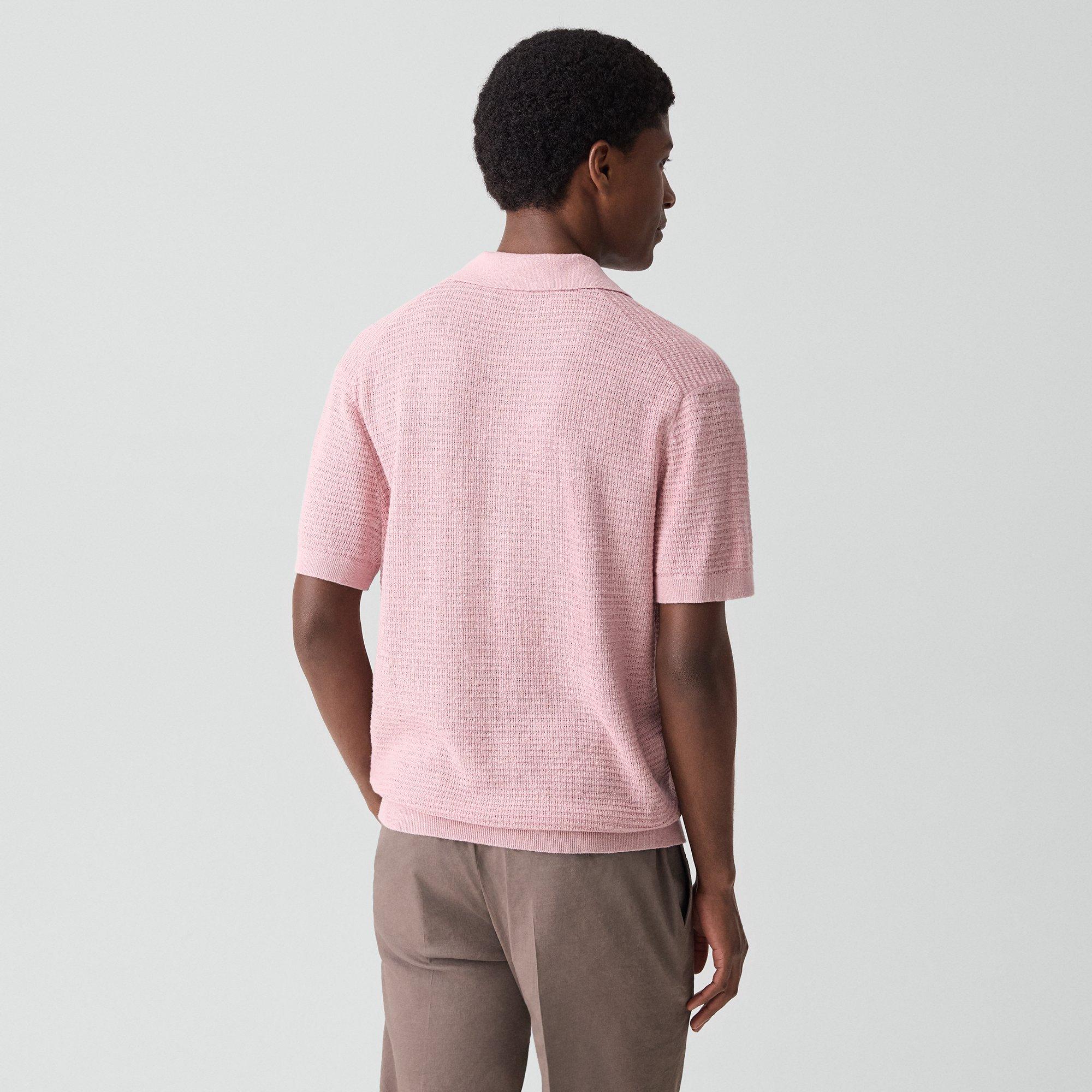 Brenan Polo Shirt in Pacific Linen