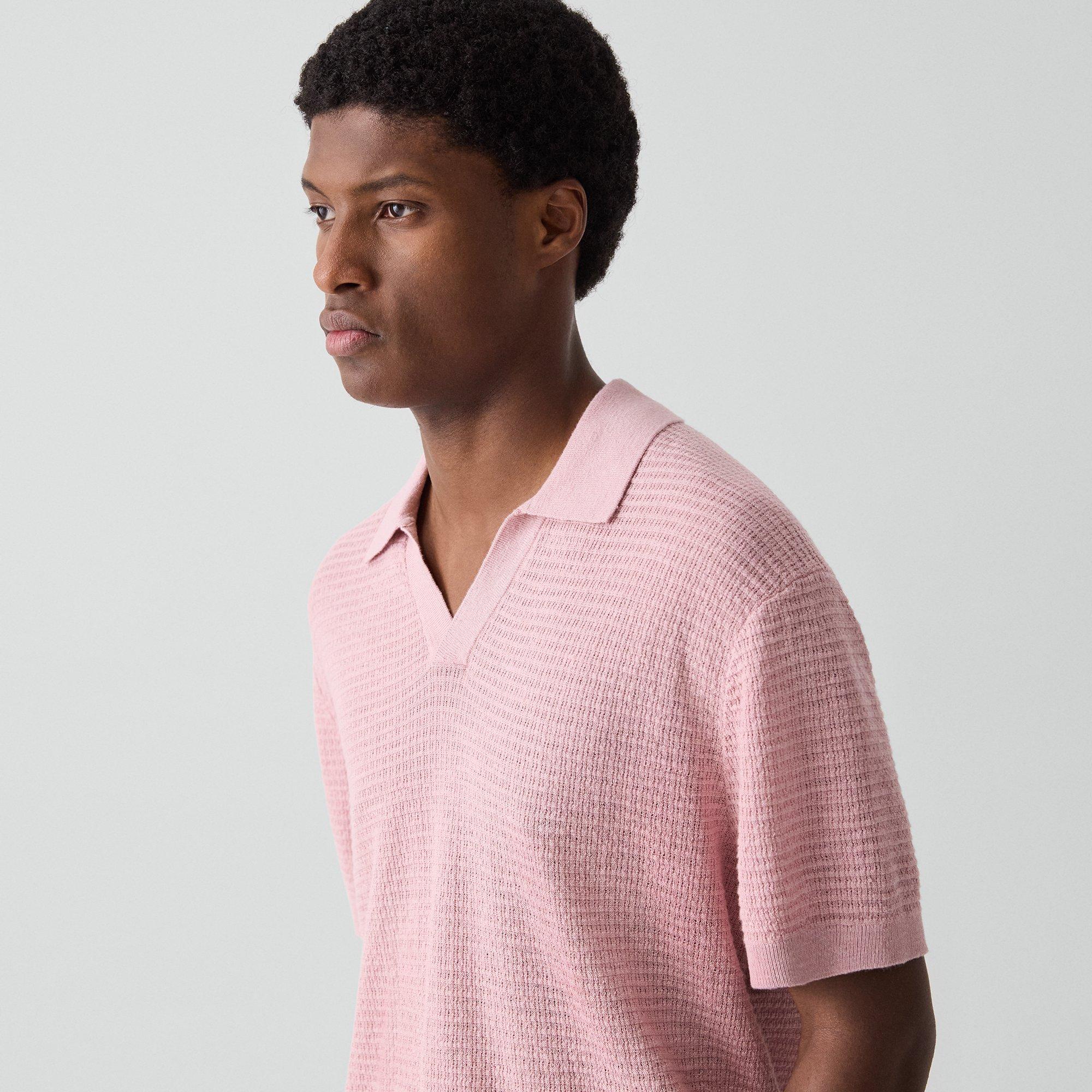 Brenan Polo Shirt in Pacific Linen