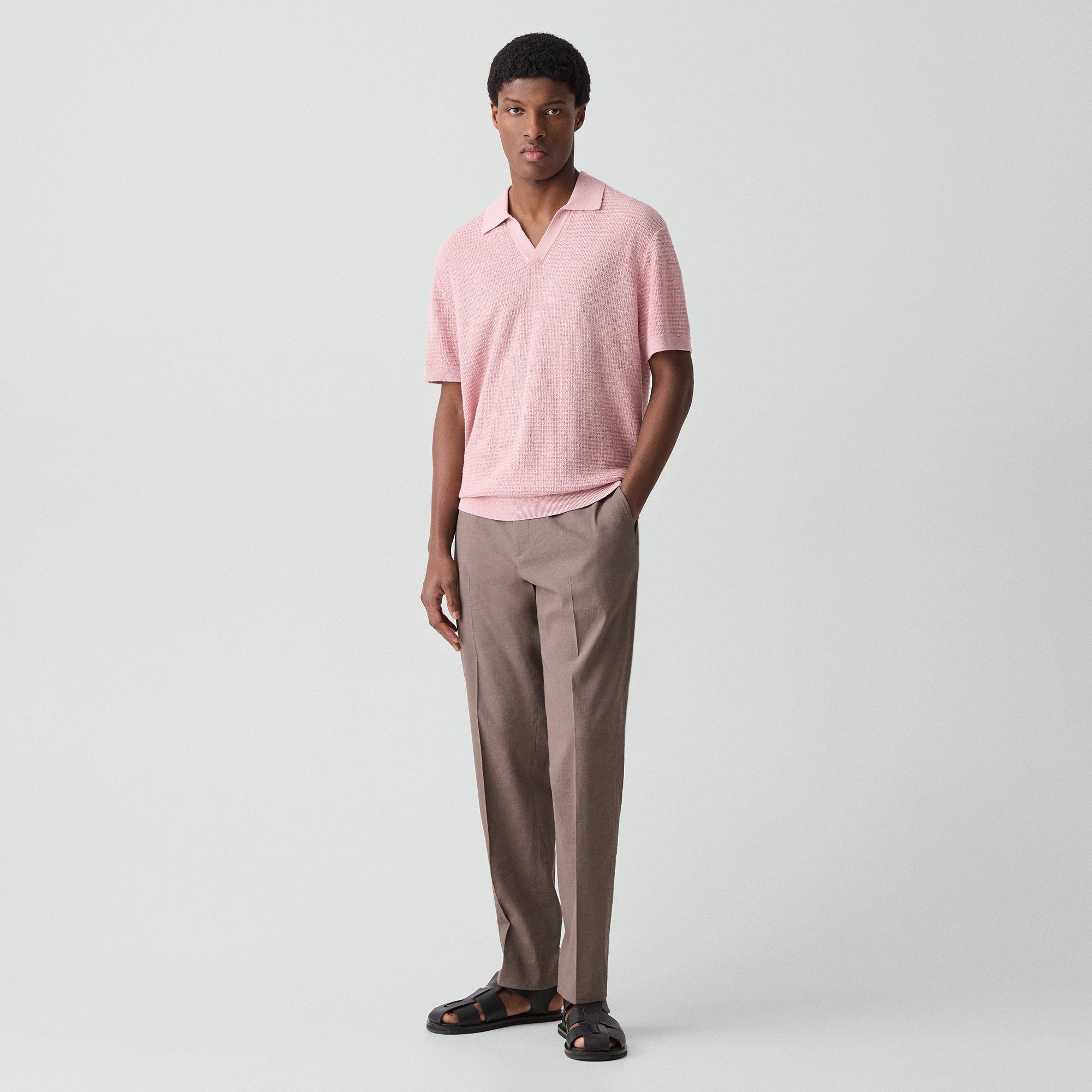 Brenan Polo Shirt in Pacific Linen