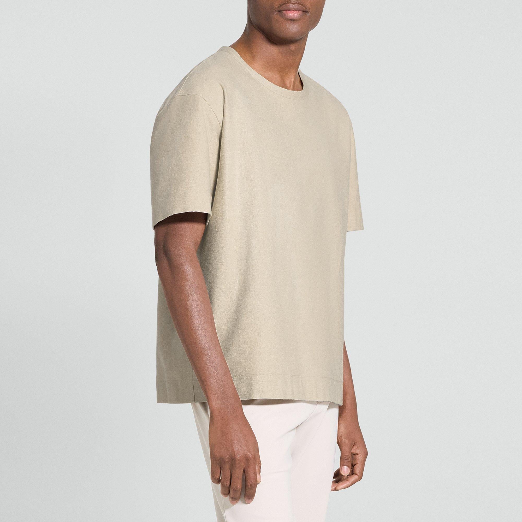Boxy Tee in Terry Cotton