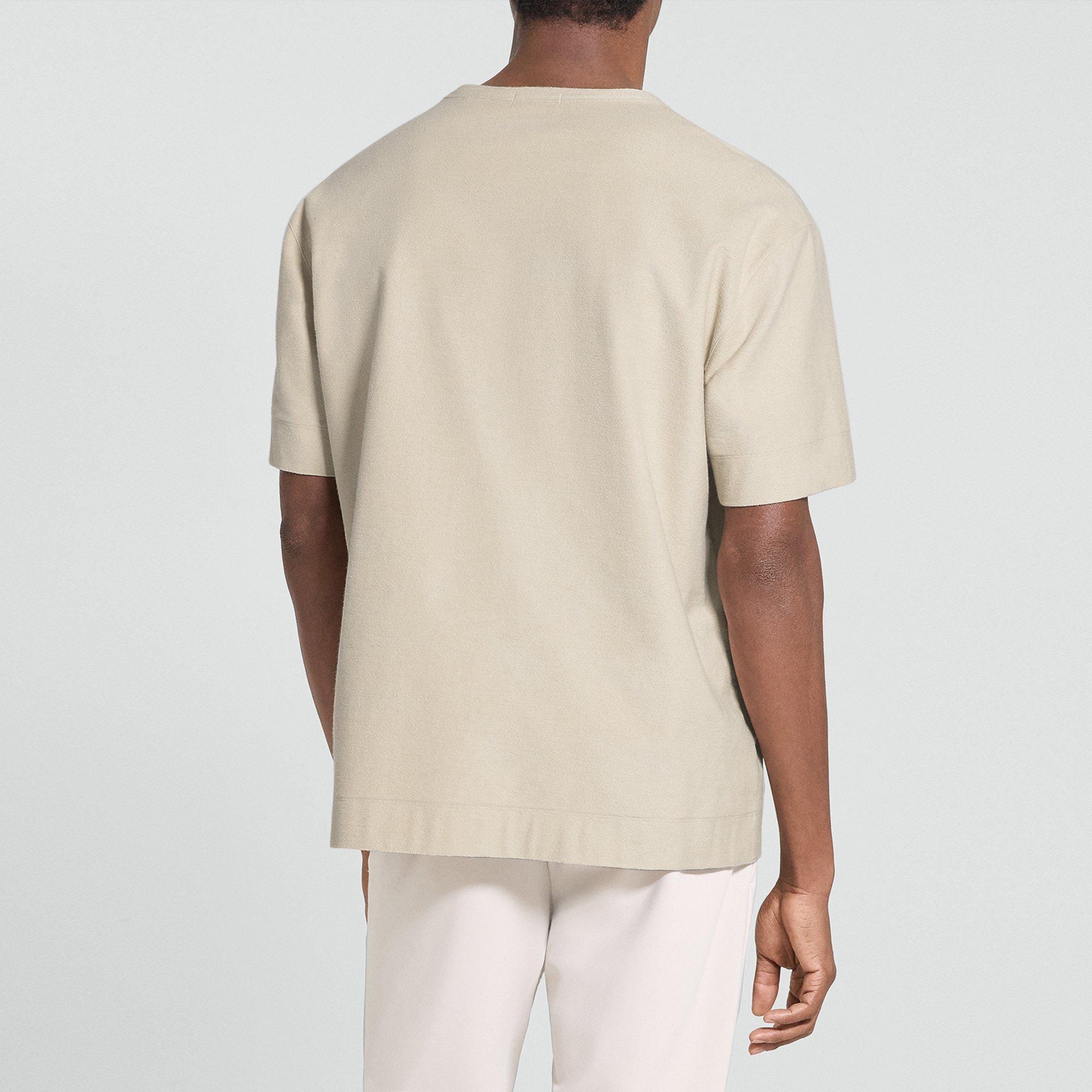 Boxy Tee in Terry Cotton