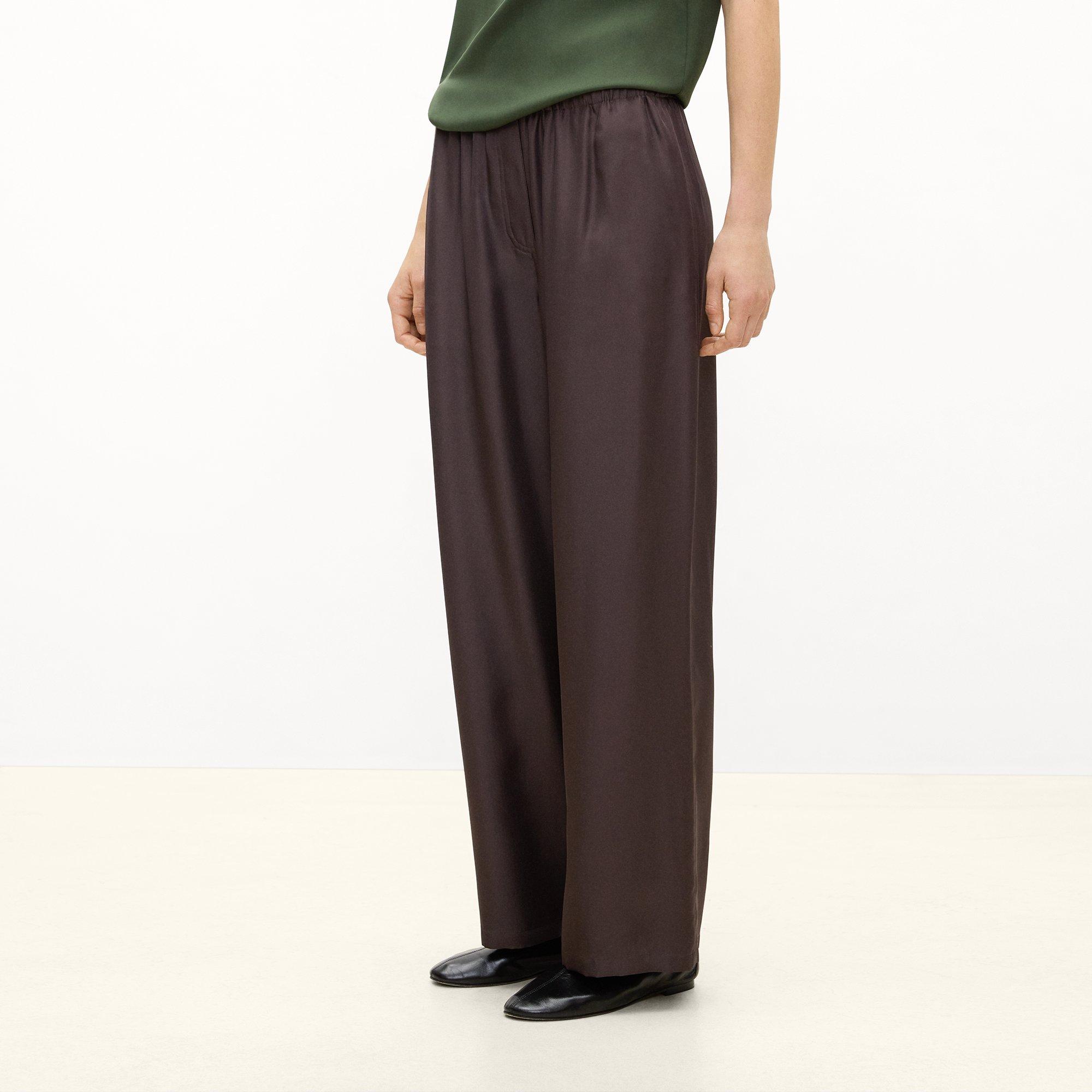 Flowy Trousers in Mod Silk Twill
