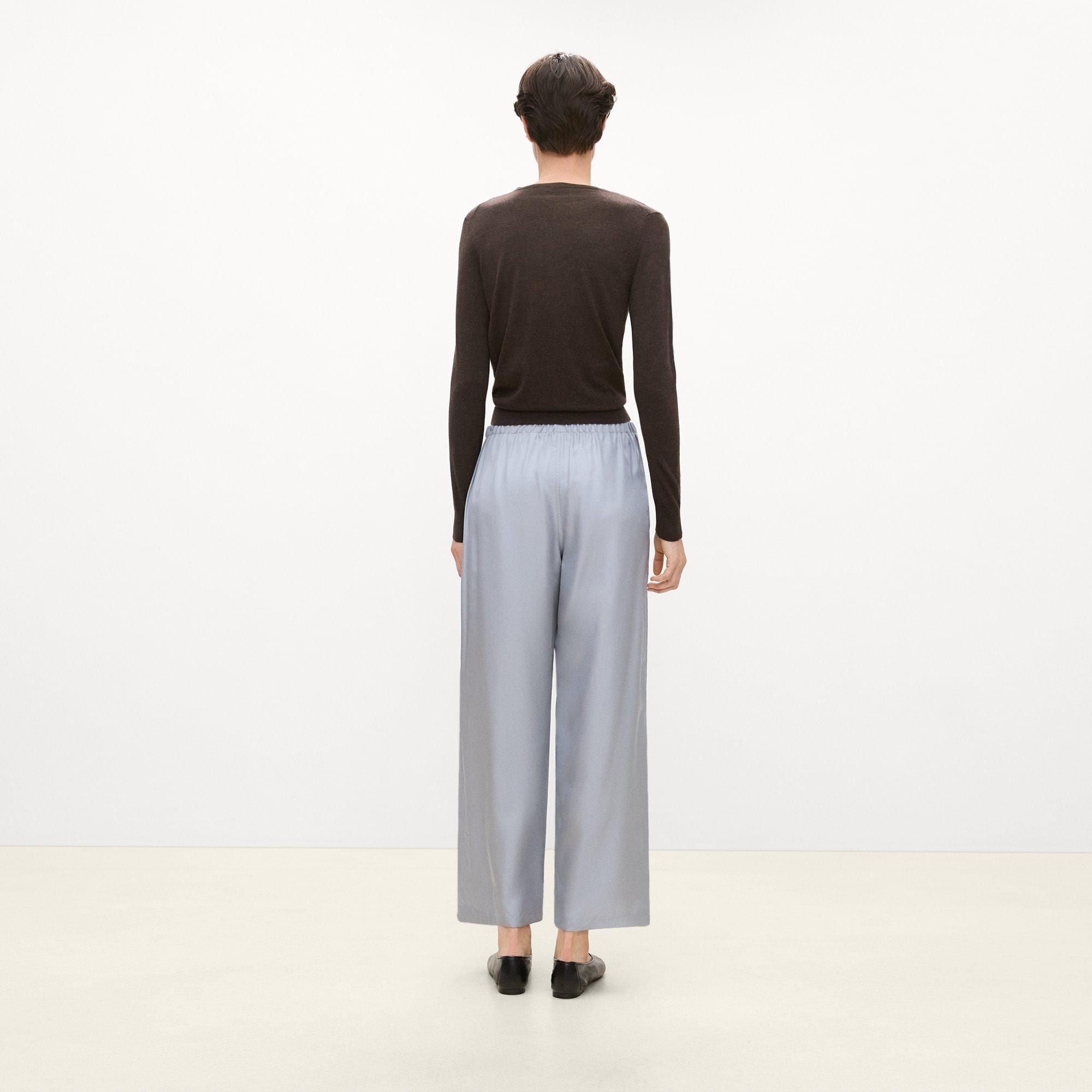 Flowy Trousers in Mod Silk Twill