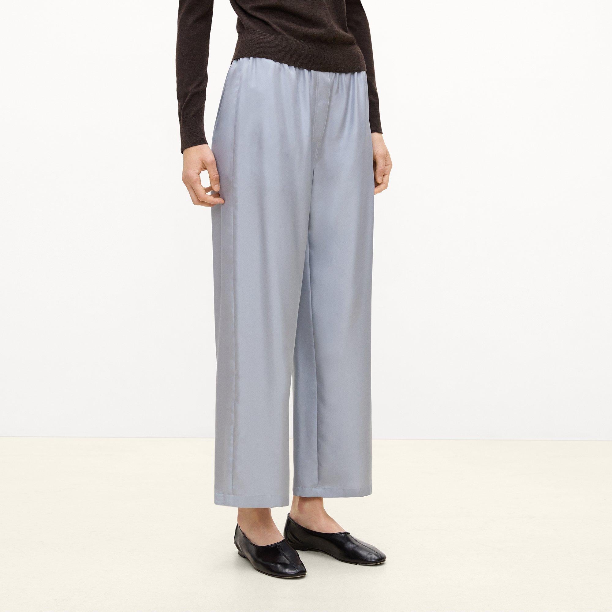 Flowy Trousers in Mod Silk Twill