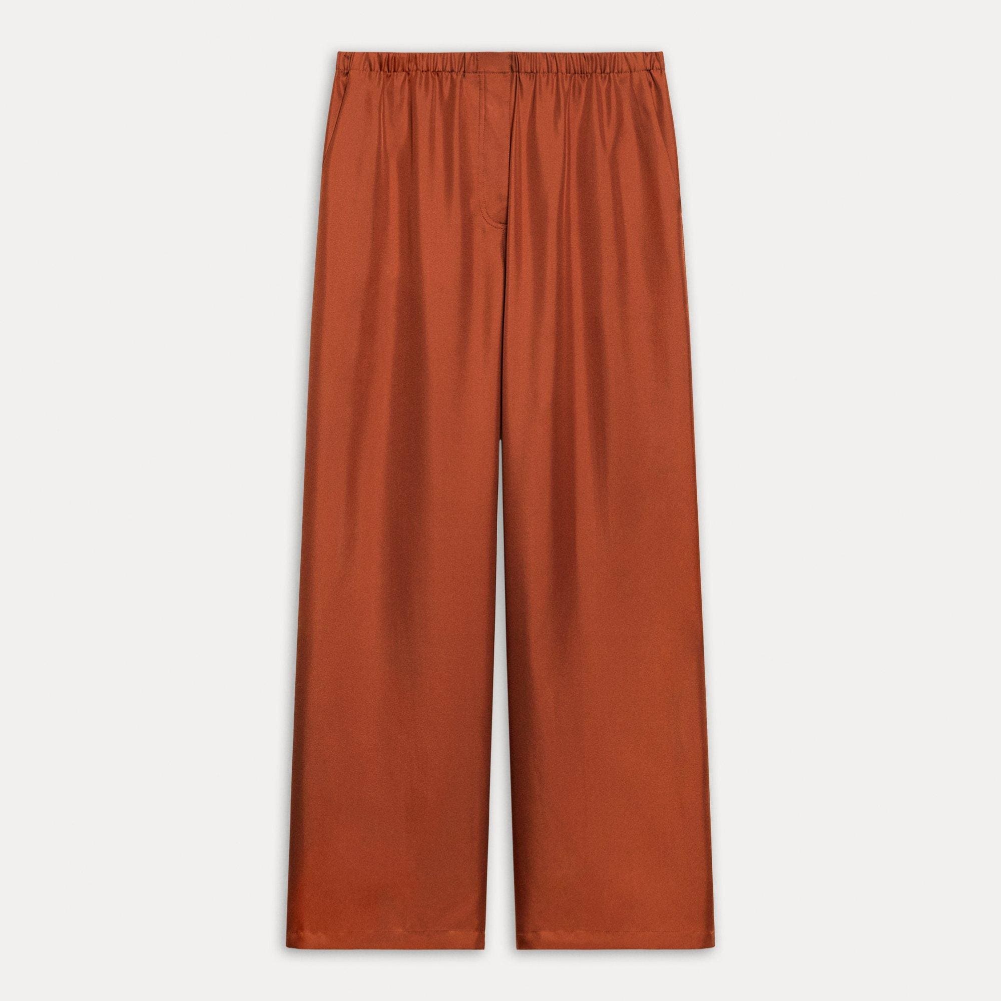 Flowy Trousers in Mod Silk Twill