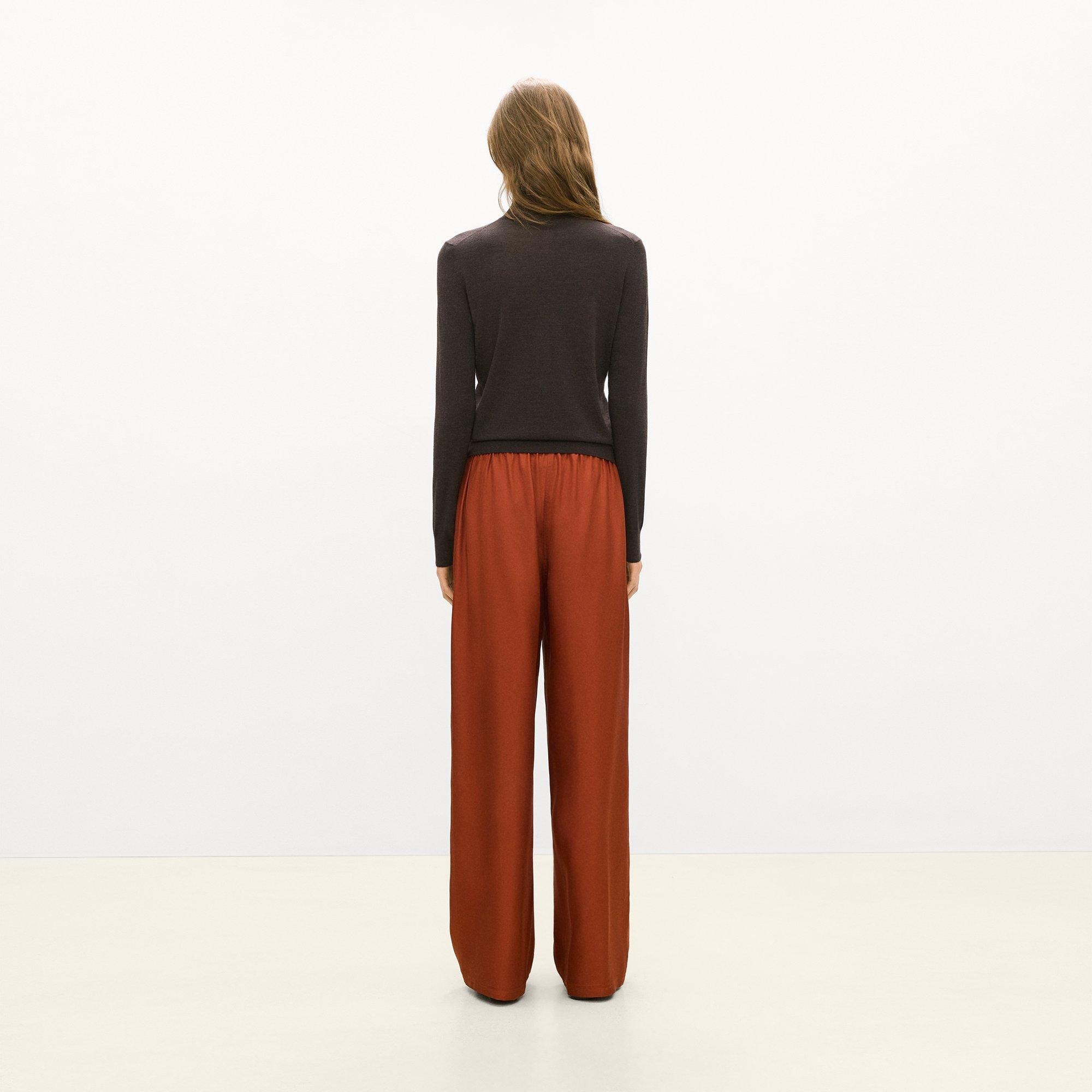 Flowy Trousers in Mod Silk Twill