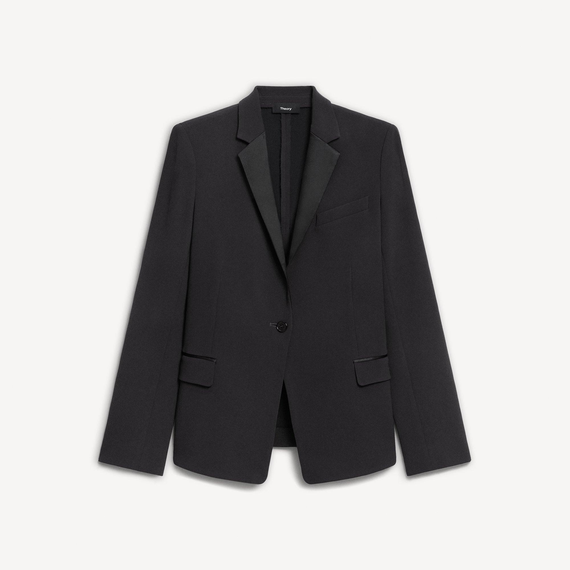 Tuxedo Jacket in Admiral Crepe