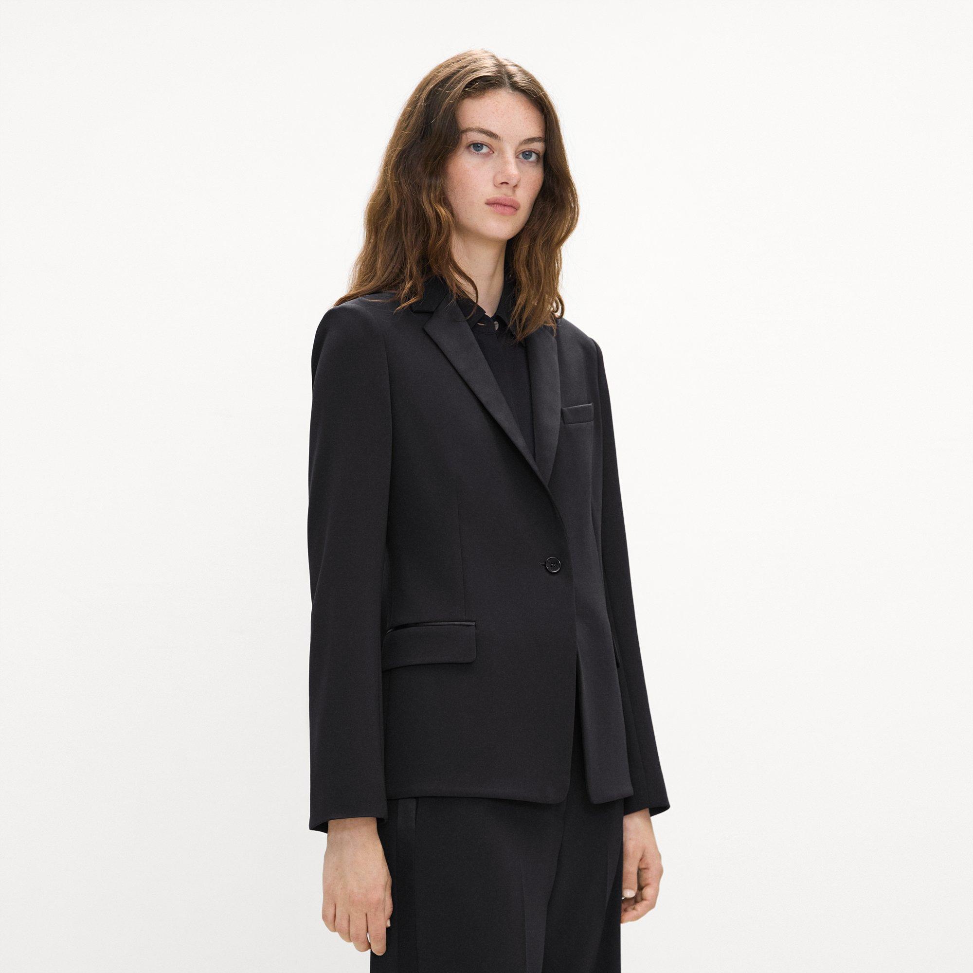 Tuxedo Jacket in Admiral Crepe