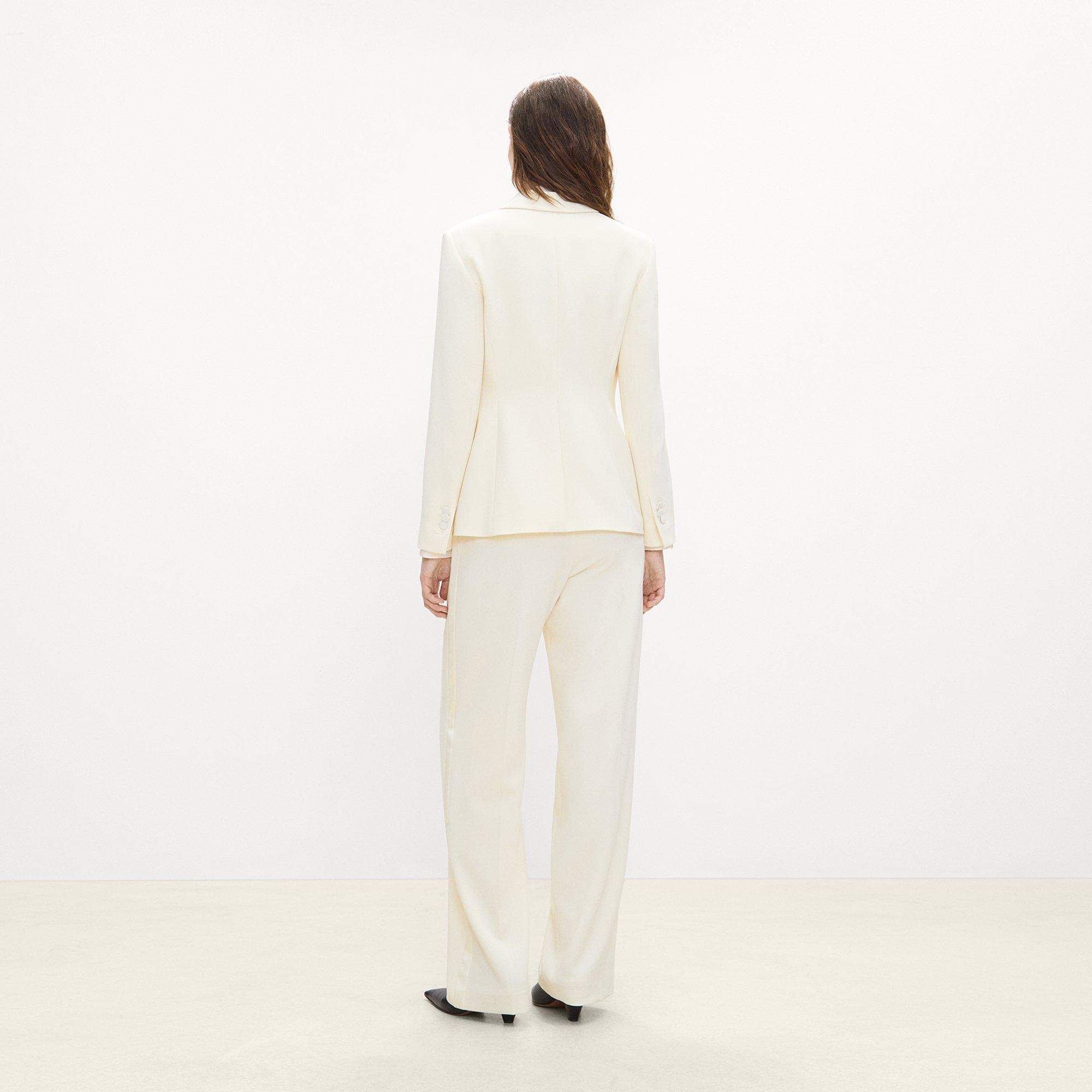 Tuxedo Jacket in Admiral Crepe | Women's Tuxedo Jacket | Theory