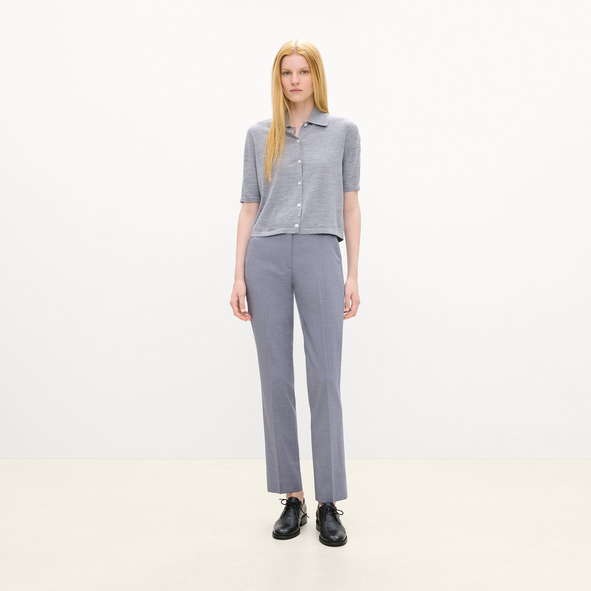 Marcee Pant in Wool Gabardine