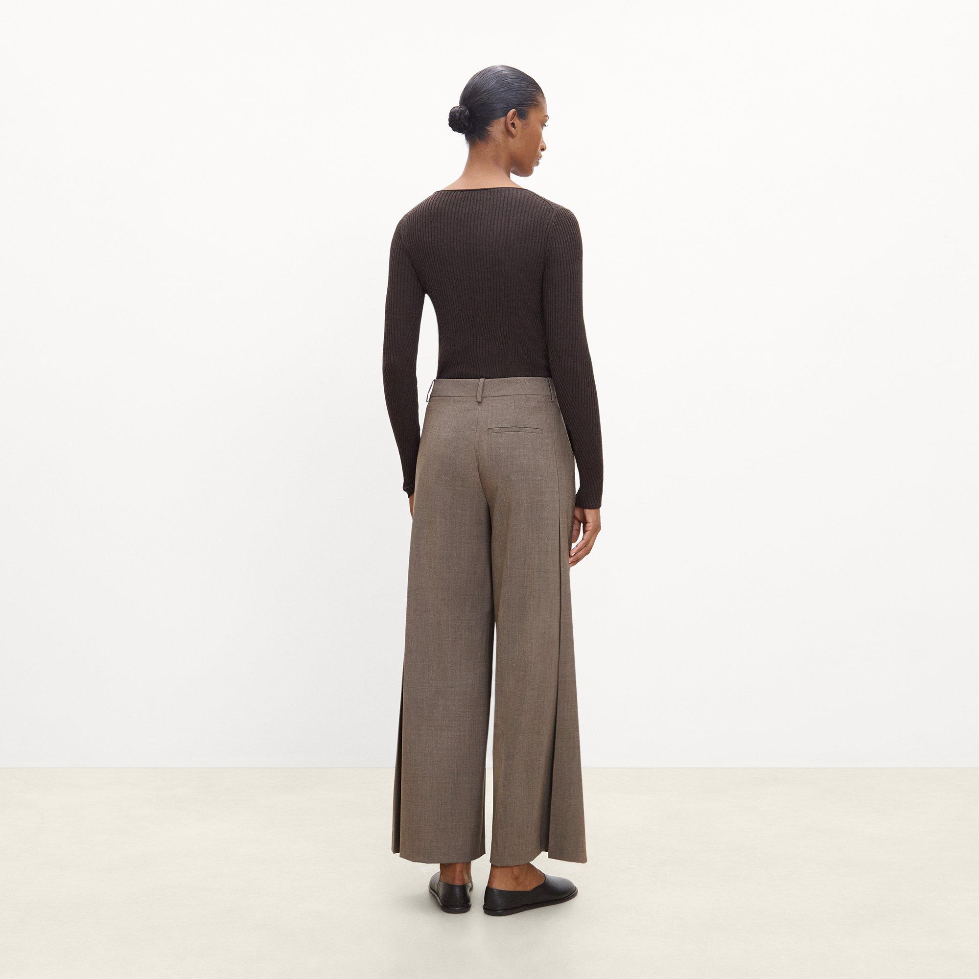 Back Pleat Pant in Good Wool