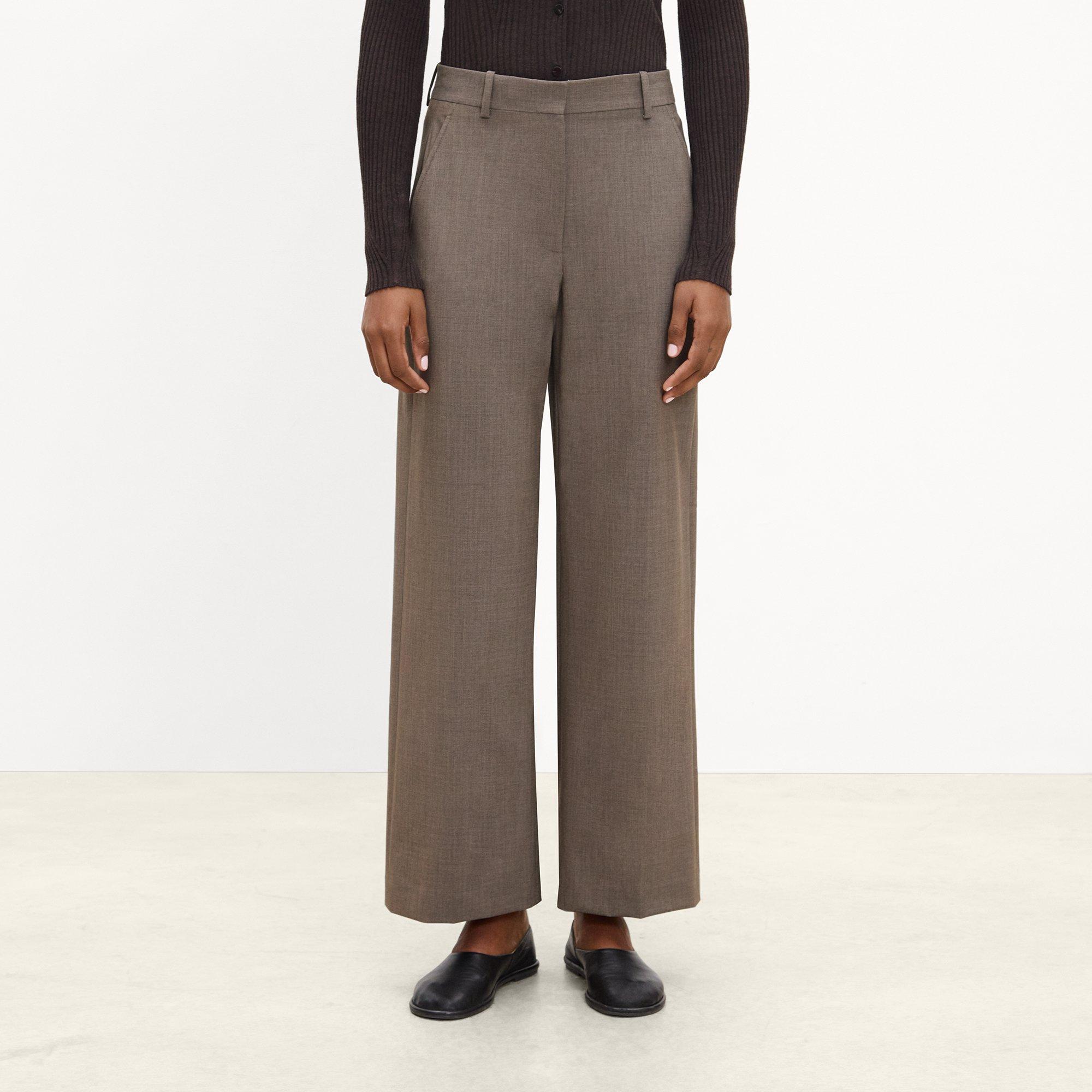 Back Pleat Pant in Good Wool