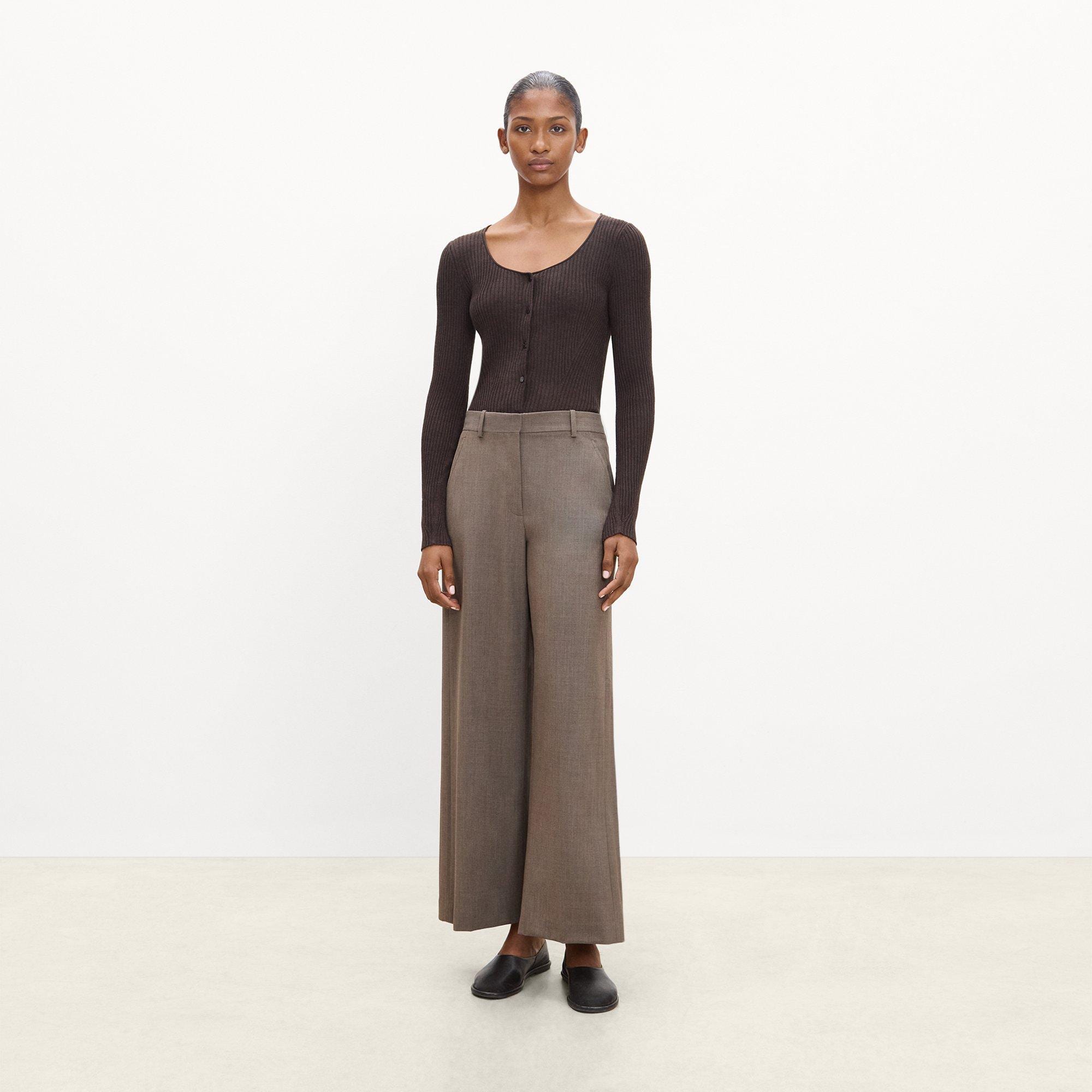 Back Pleat Pant in Good Wool