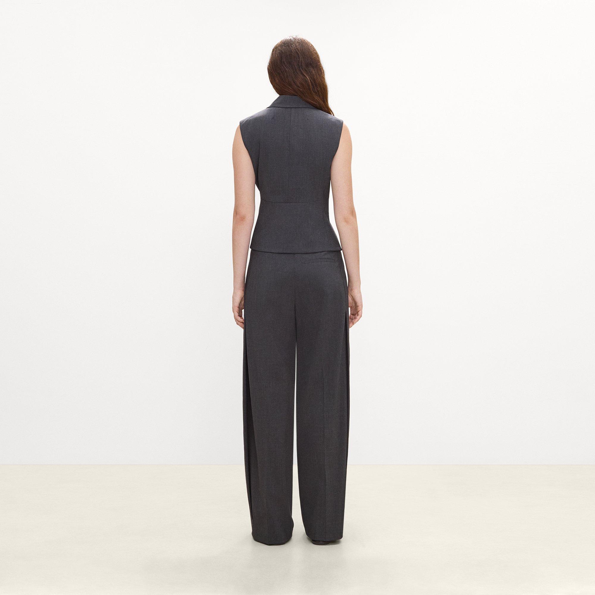 Back Pleat Pant in Good Wool