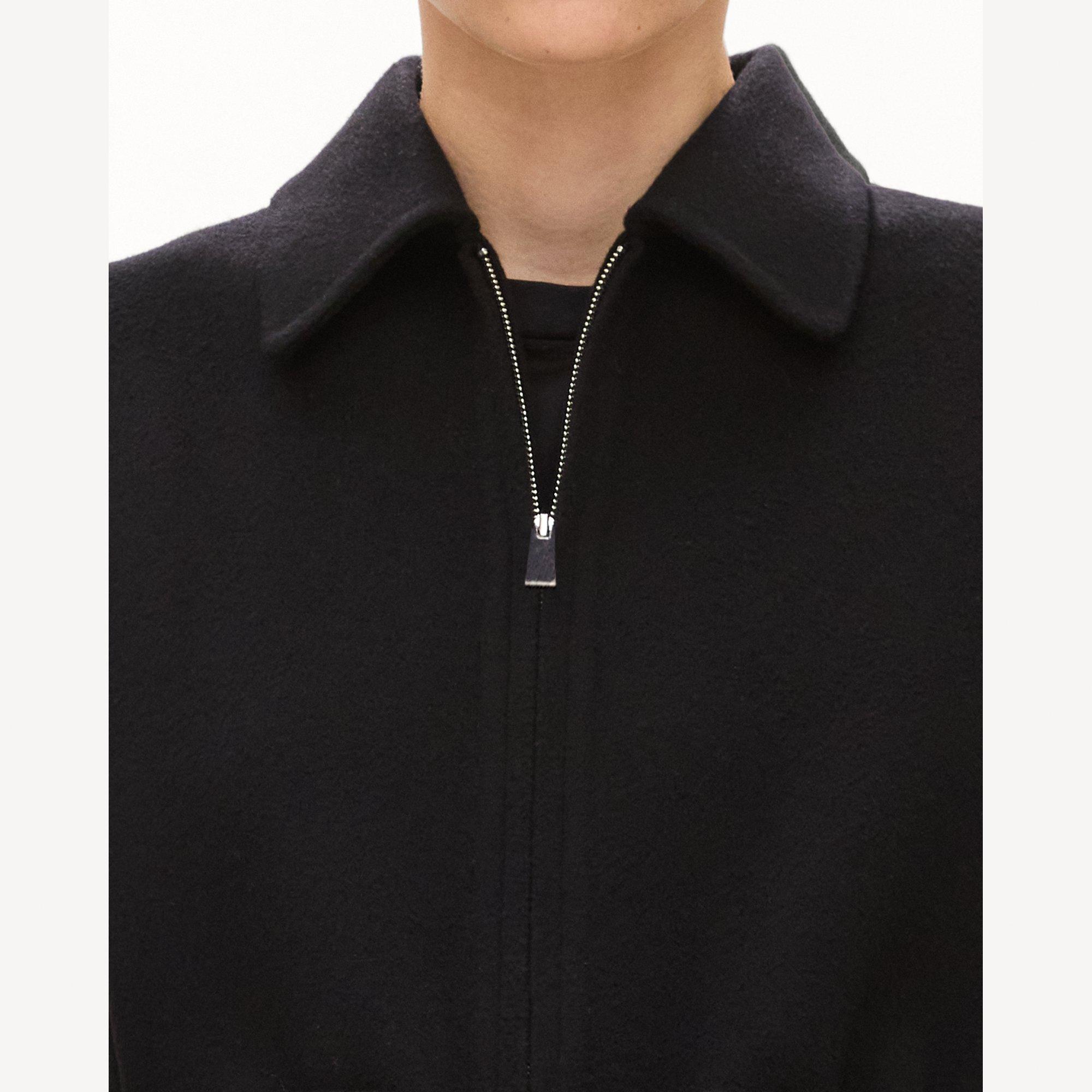 Belted Vest in Double-Face Wool-Cashmere