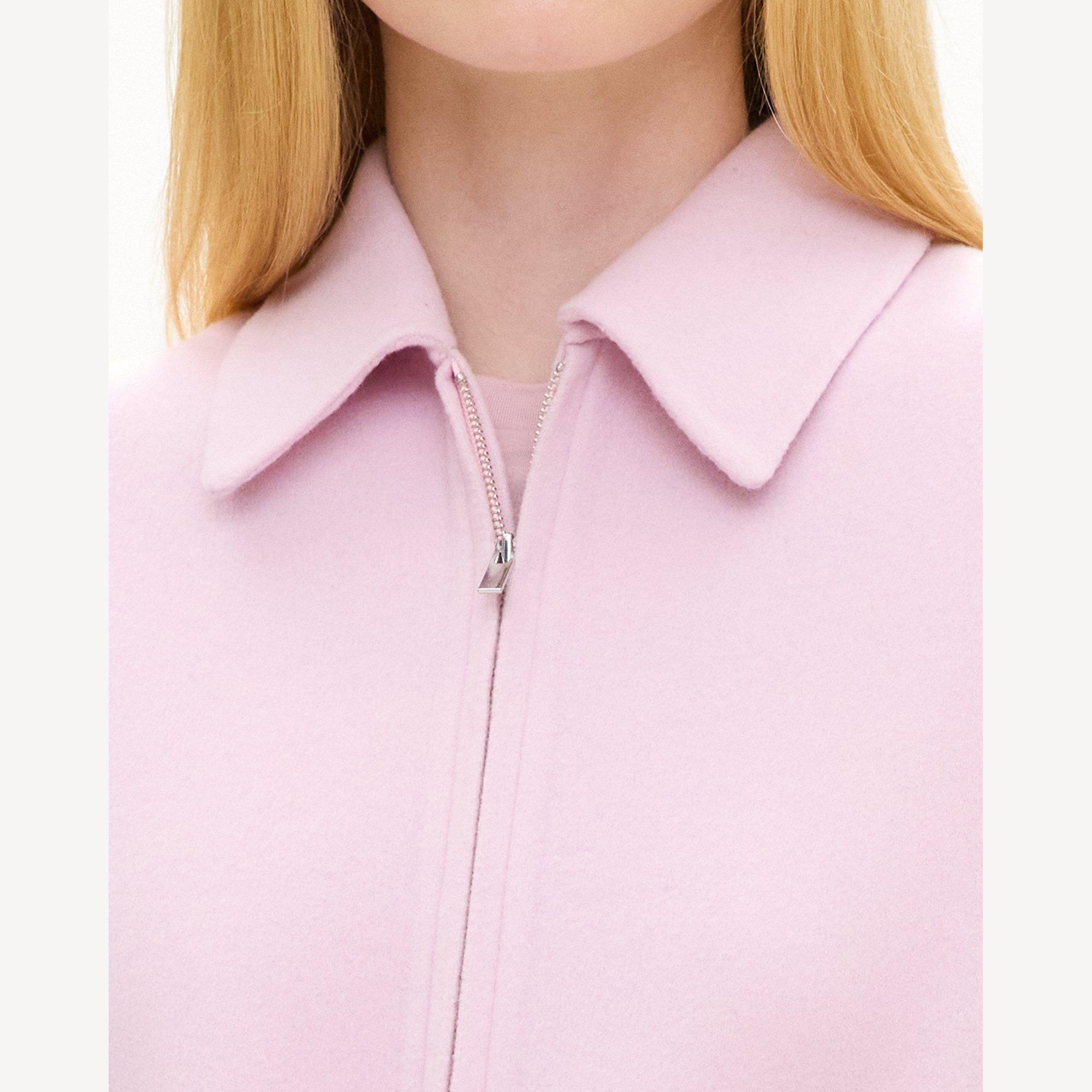 Belted Vest in Double-Face Wool-Cashmere