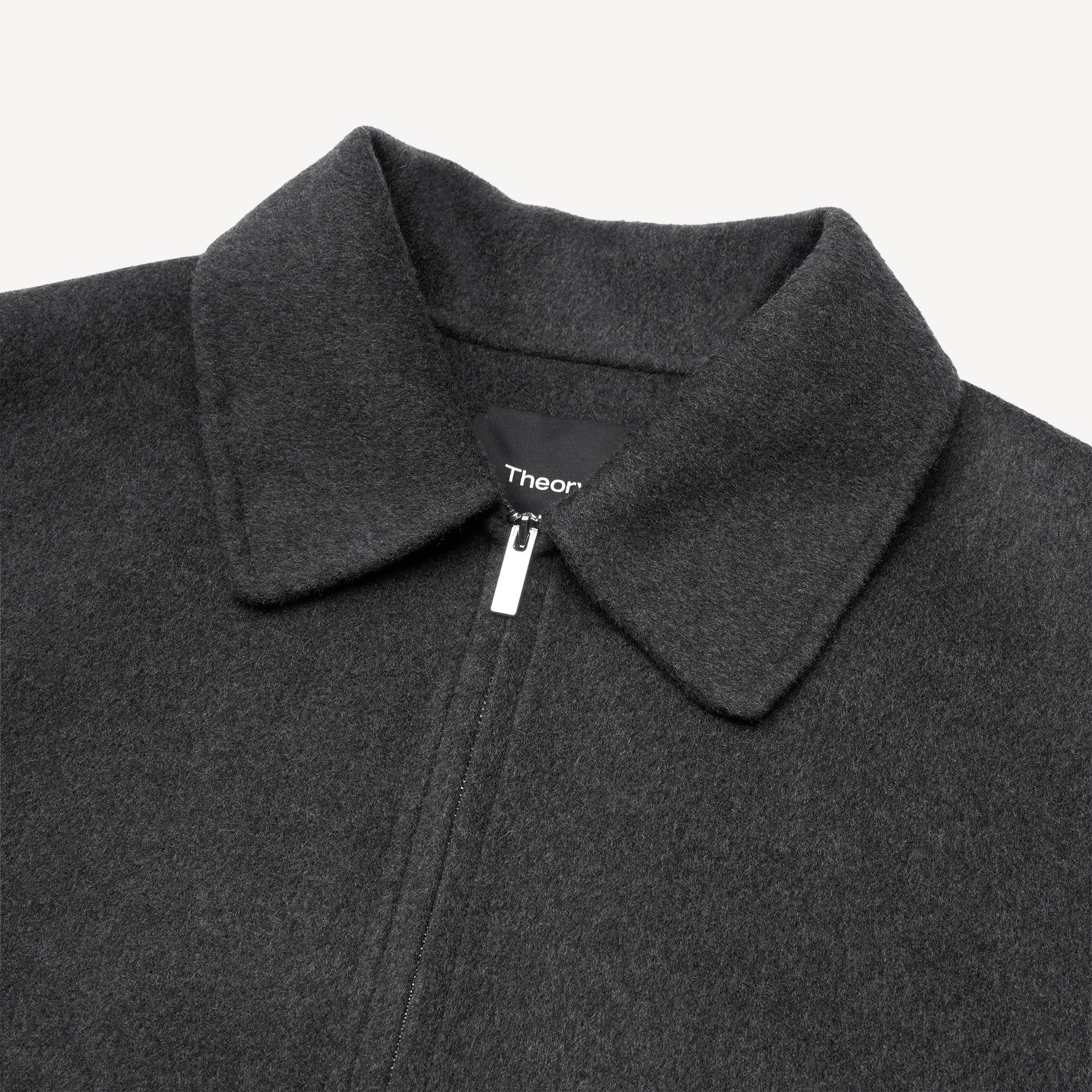 Belted Vest in Double-Face Wool-Cashmere