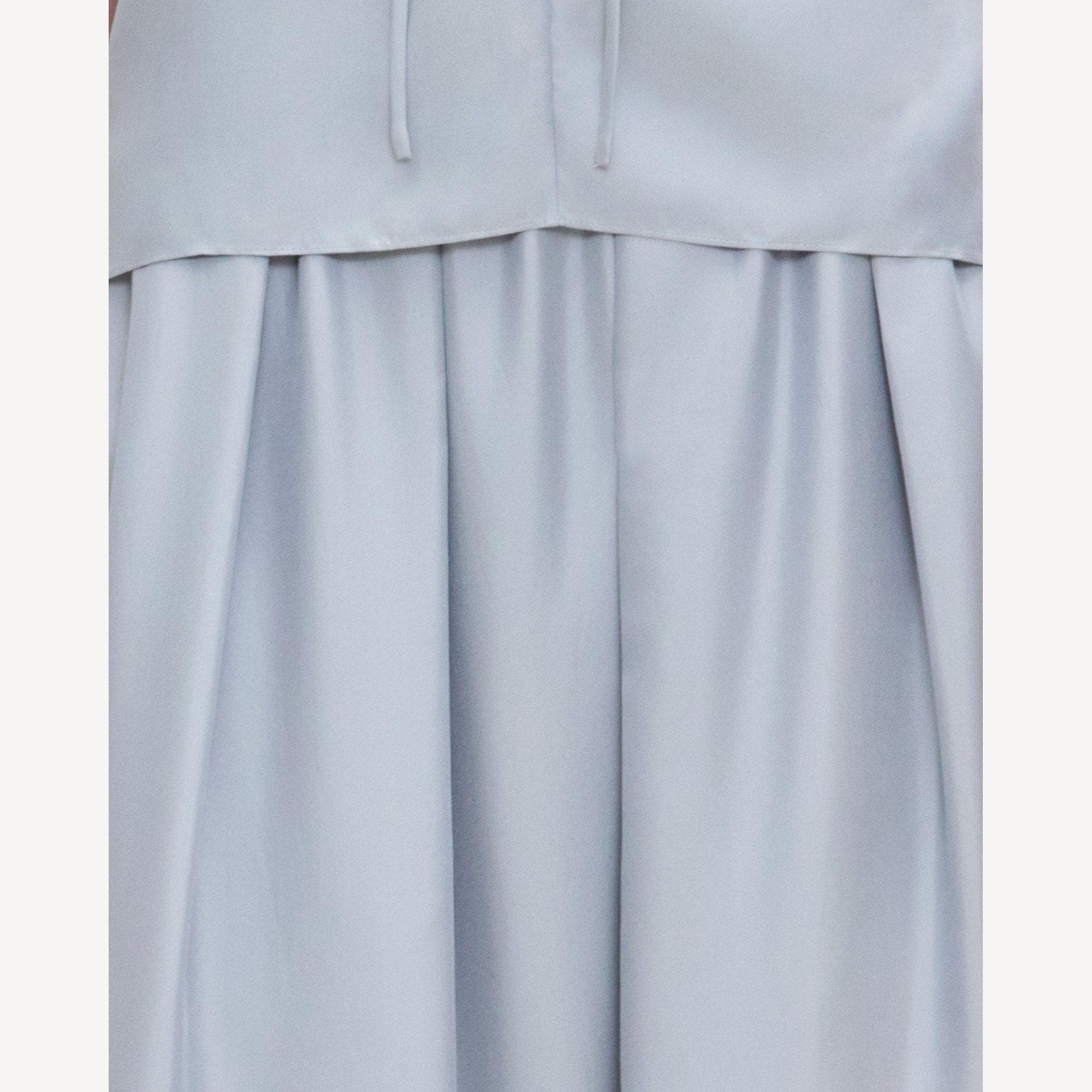 Asymmetrical Pull-On Skirt in Mod Silk Twill