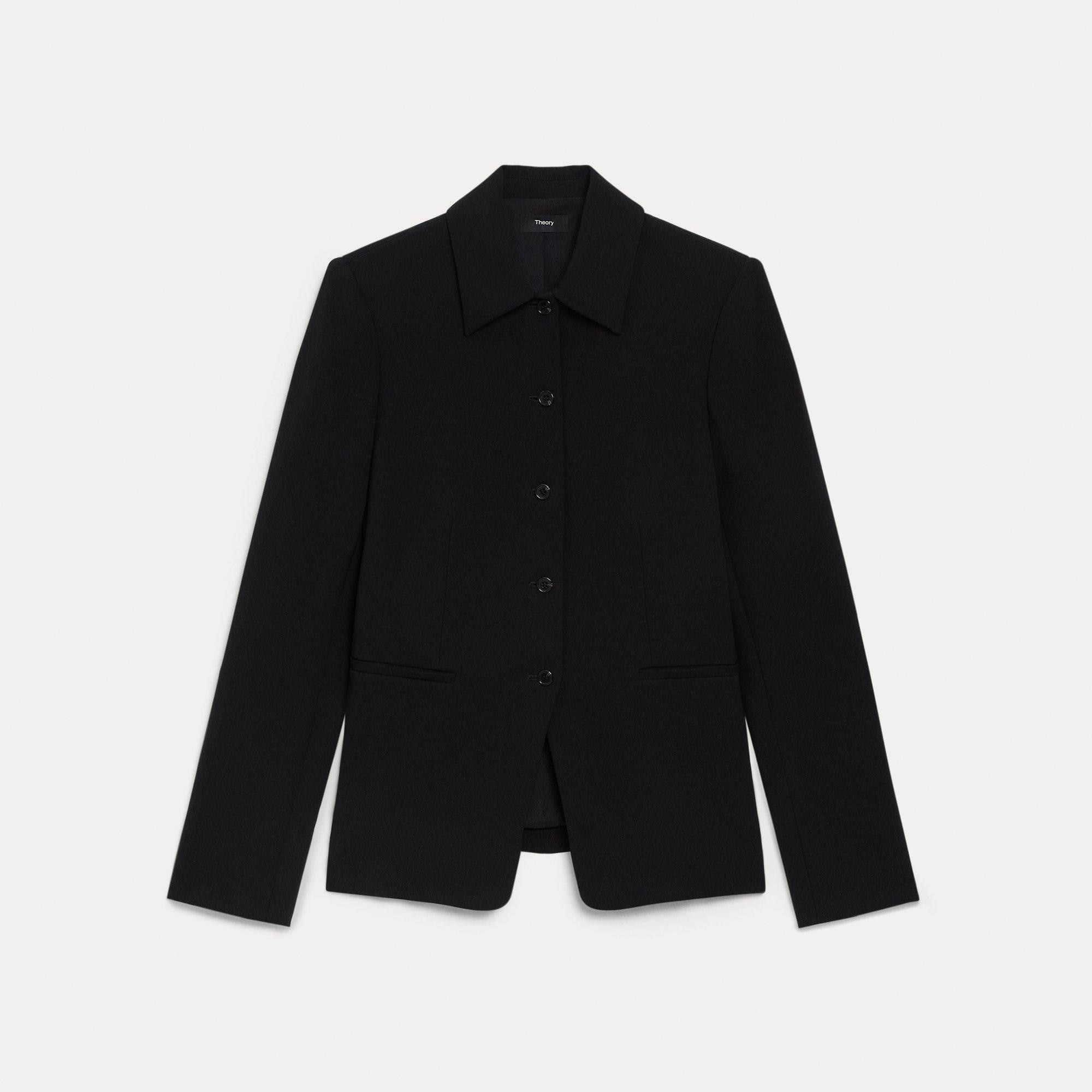 Cutaway Jacket in Admiral Crepe