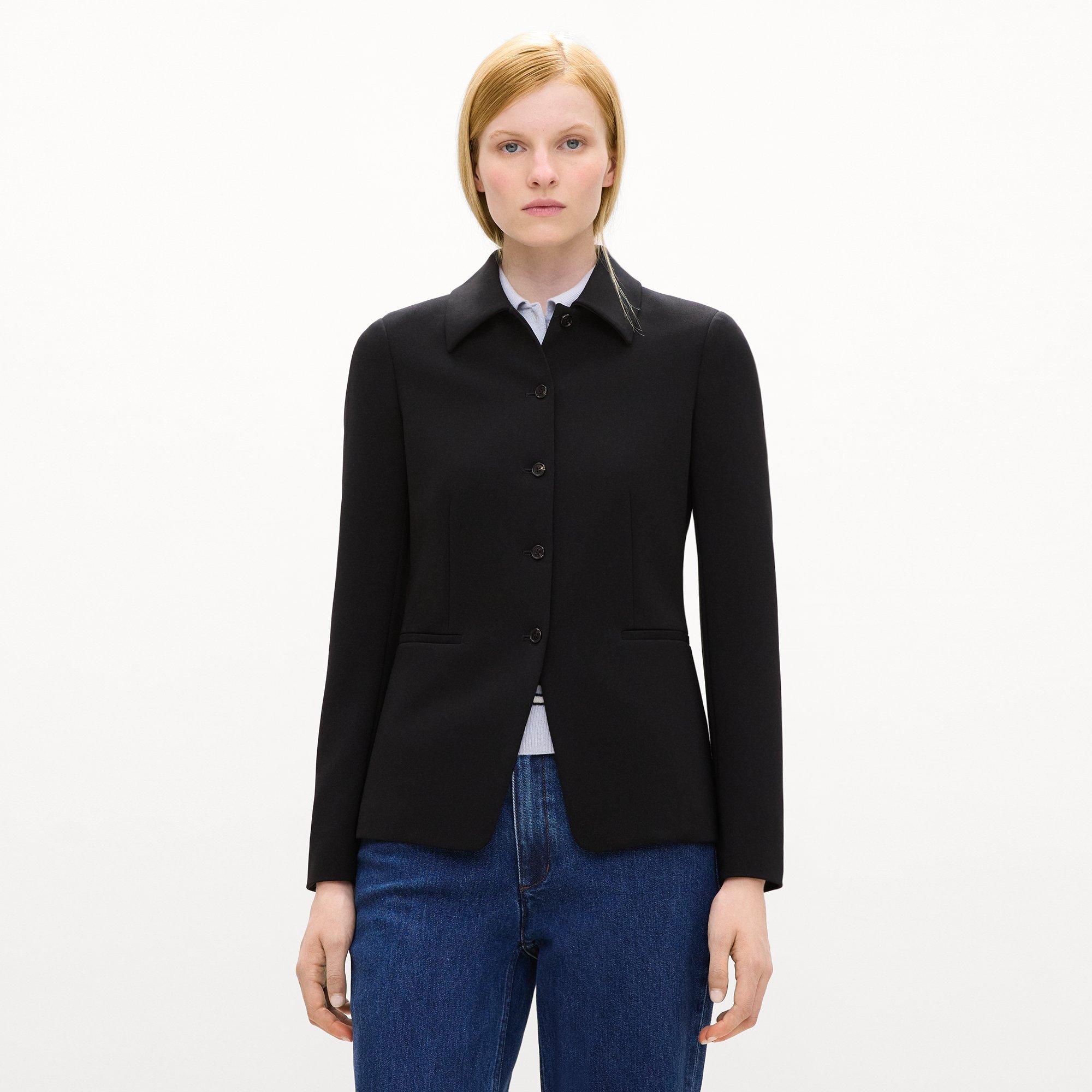Cutaway Jacket in Admiral Crepe