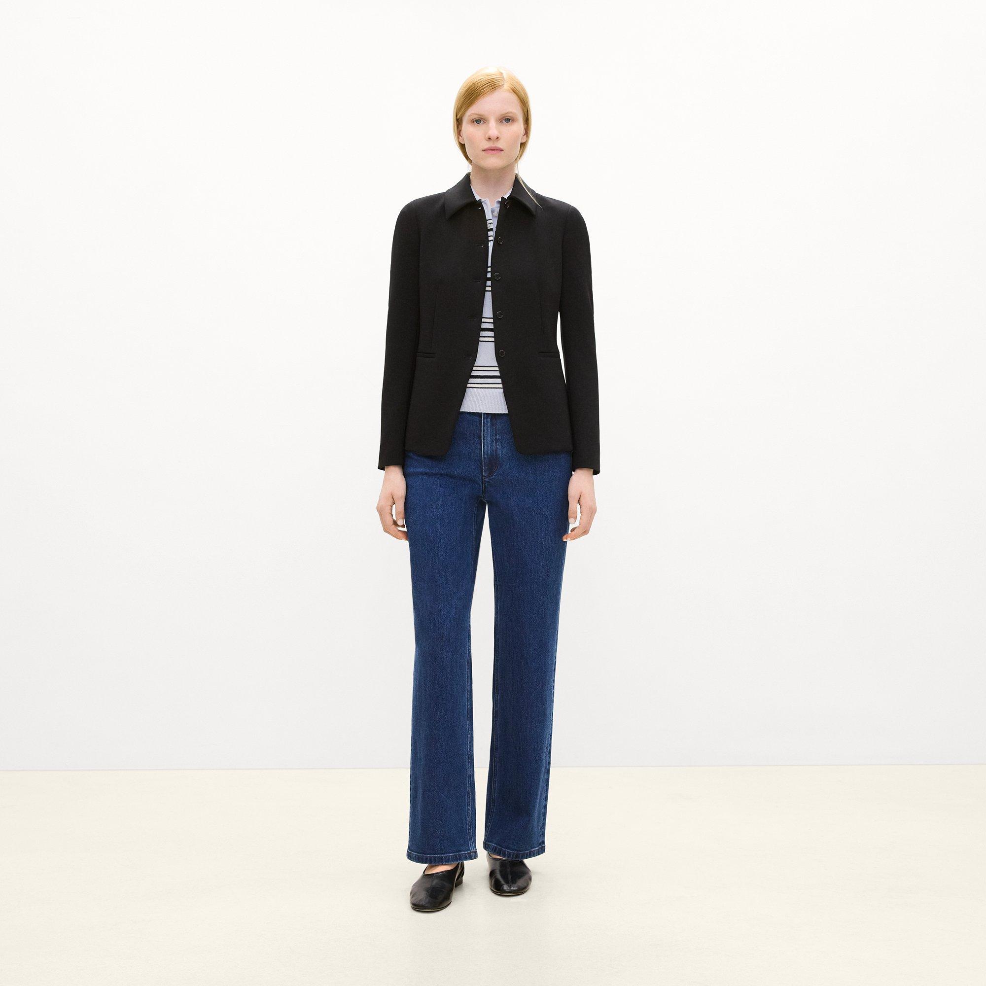 Cutaway Jacket in Admiral Crepe