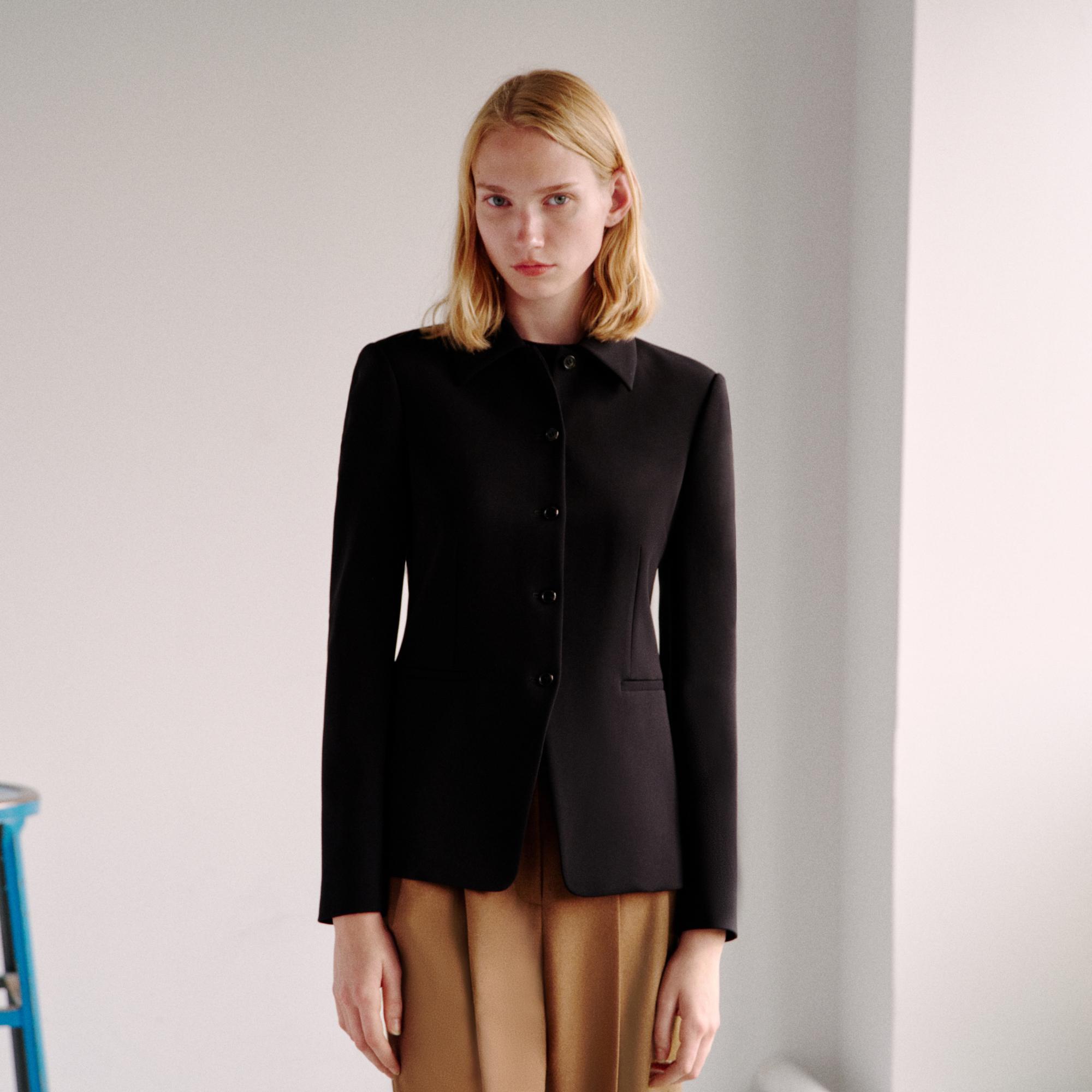 Cutaway Jacket in Admiral Crepe