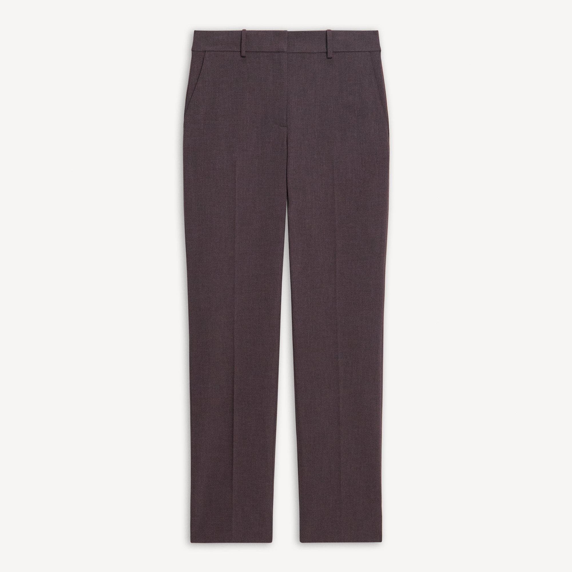 Marcee Trousers in M&eacute;lange Crepe