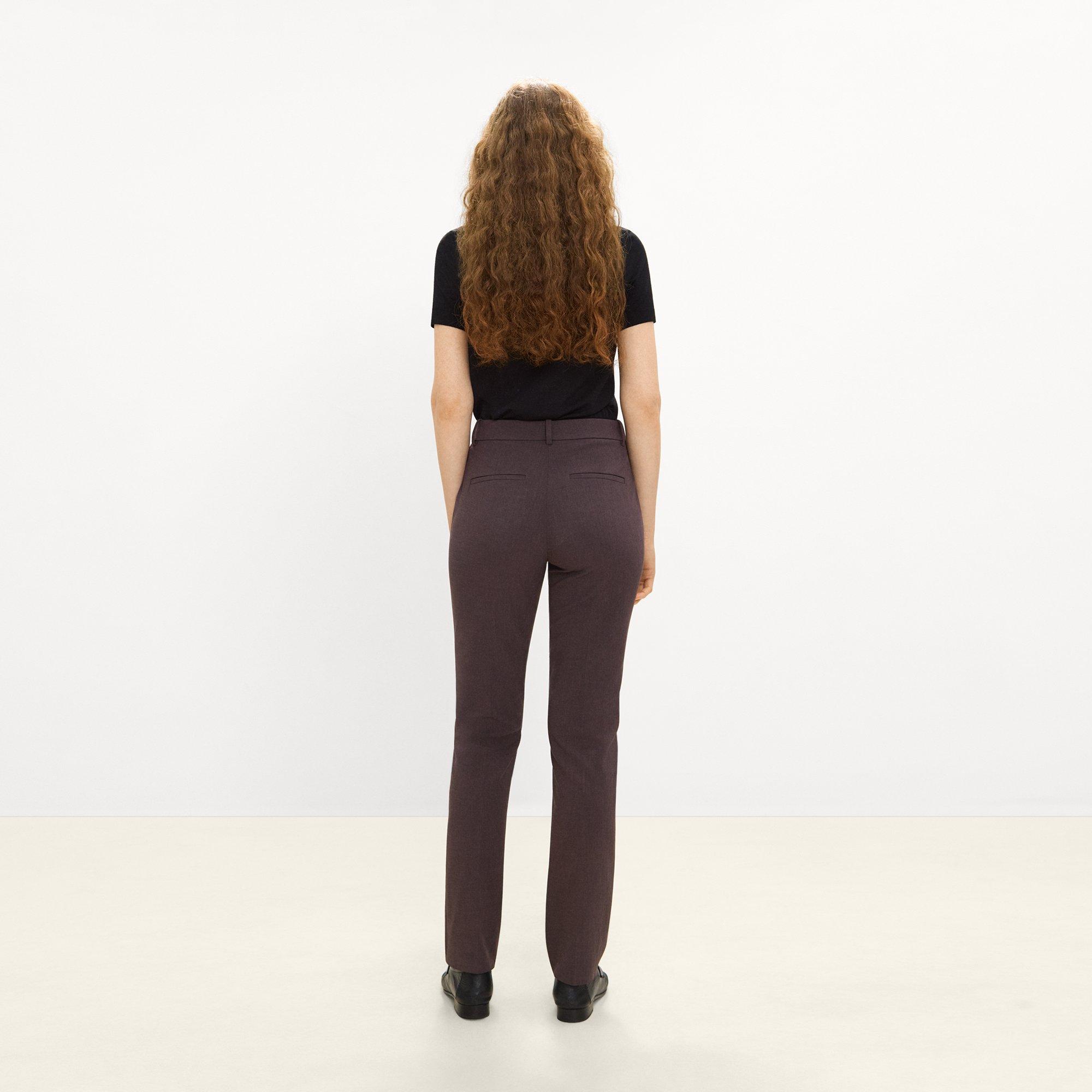 Marcee Trousers in M&eacute;lange Crepe