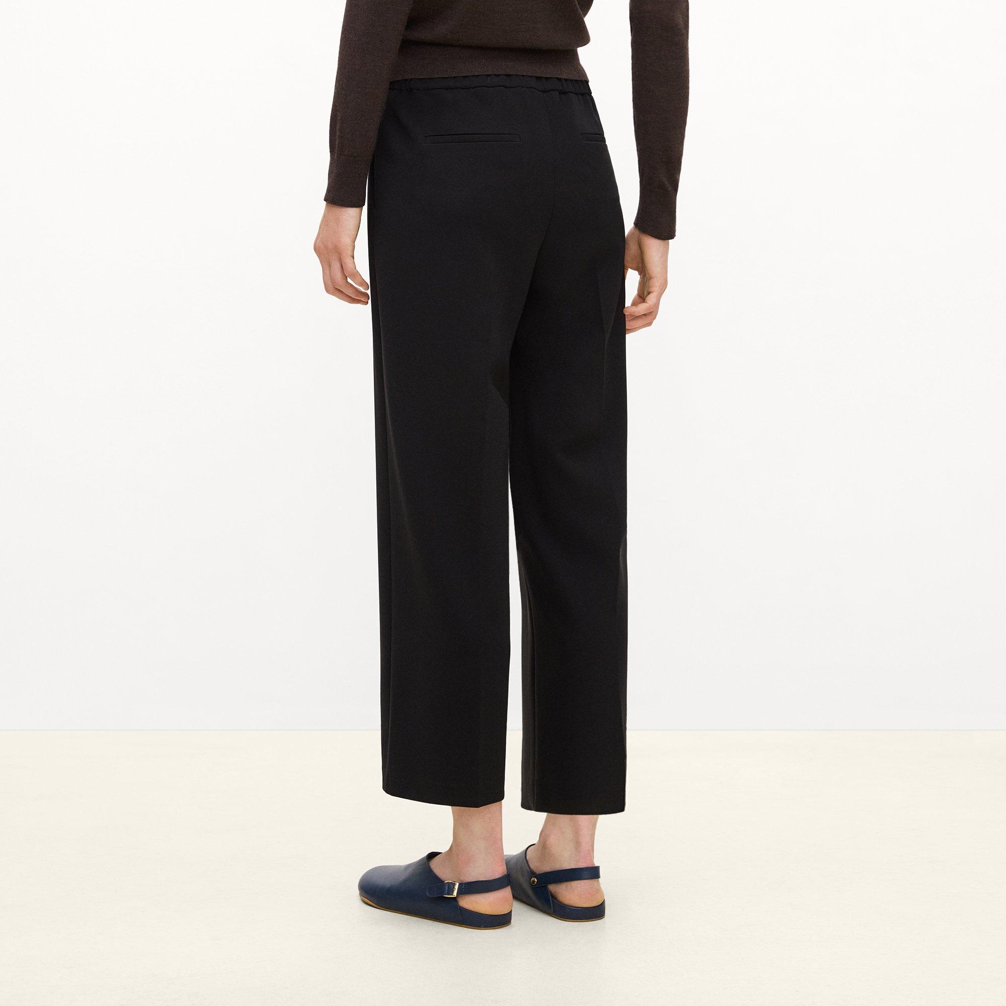 Classic Straight Pull-On Pant in Admiral Crepe