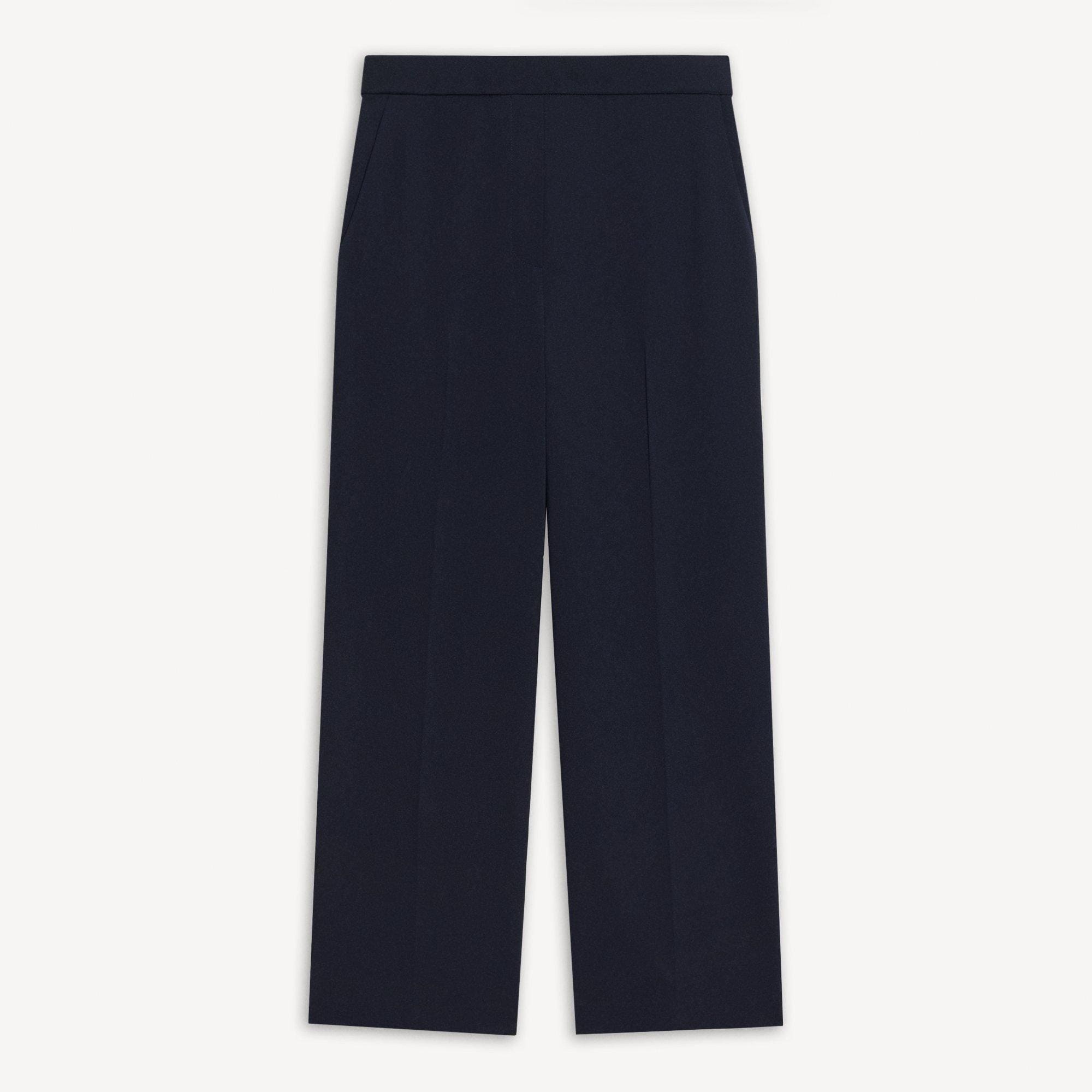 Classic Straight Pull-On Pant in Admiral Crepe