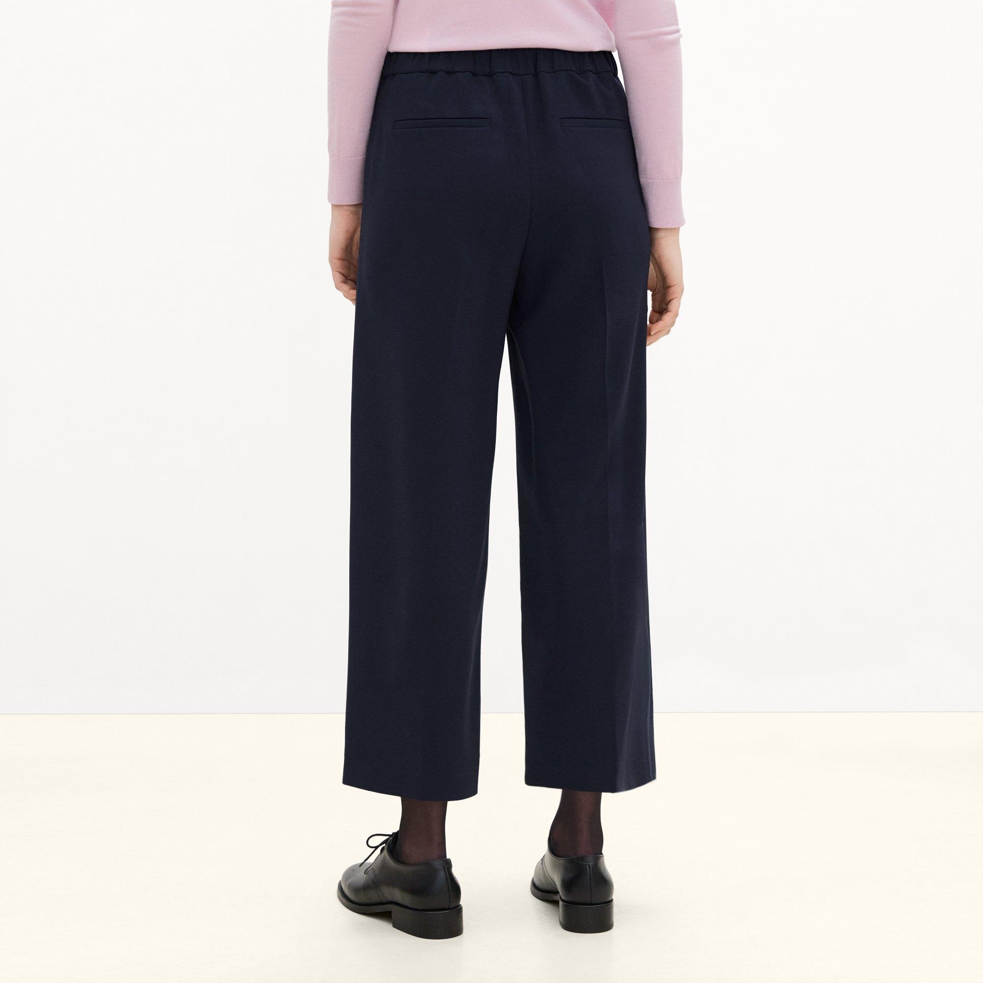 Classic Straight Pull-On Pant in Admiral Crepe