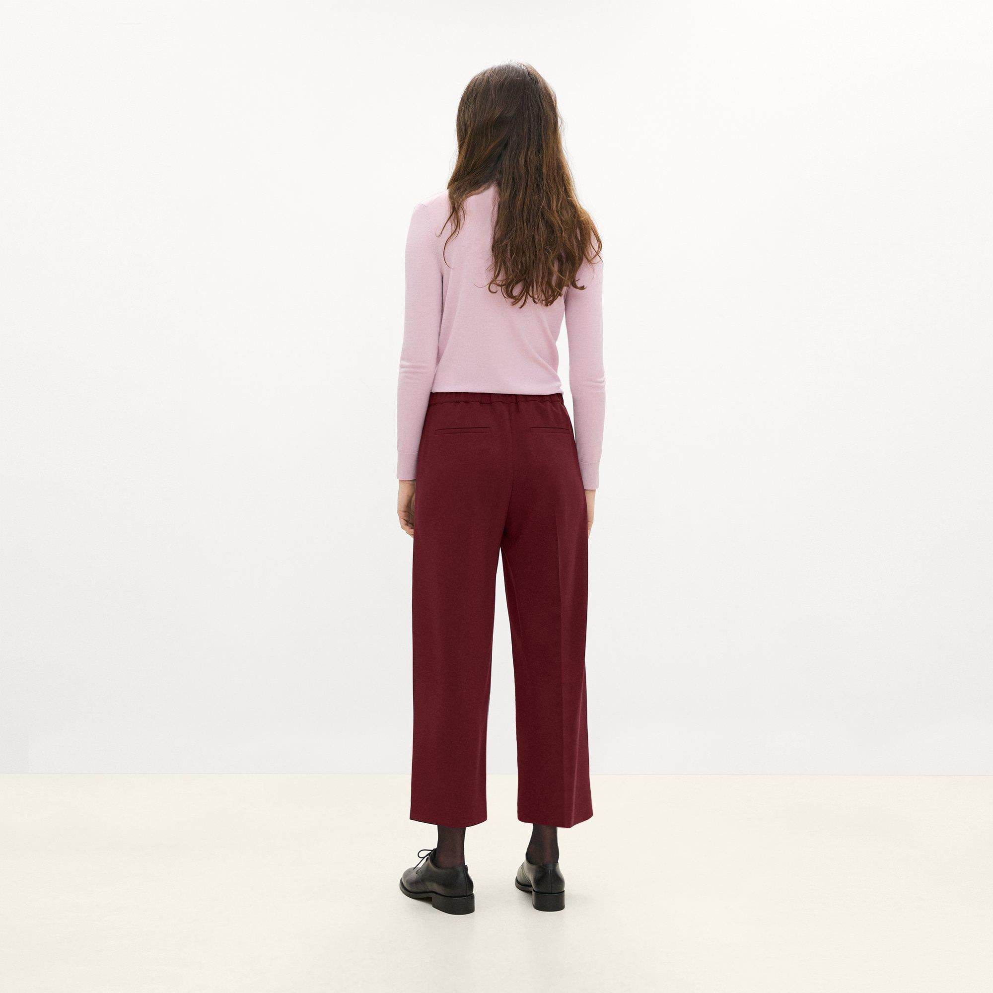 Classic Straight Pull-On Pant in Admiral Crepe