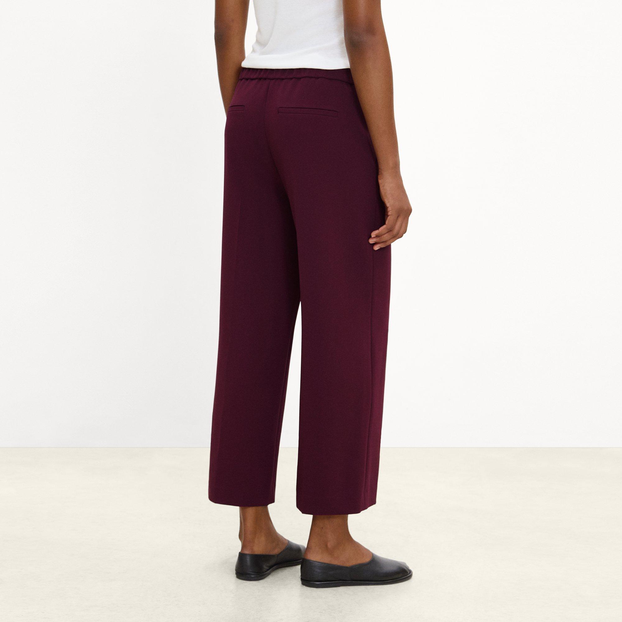 Classic Straight Pull-On Pant in Admiral Crepe