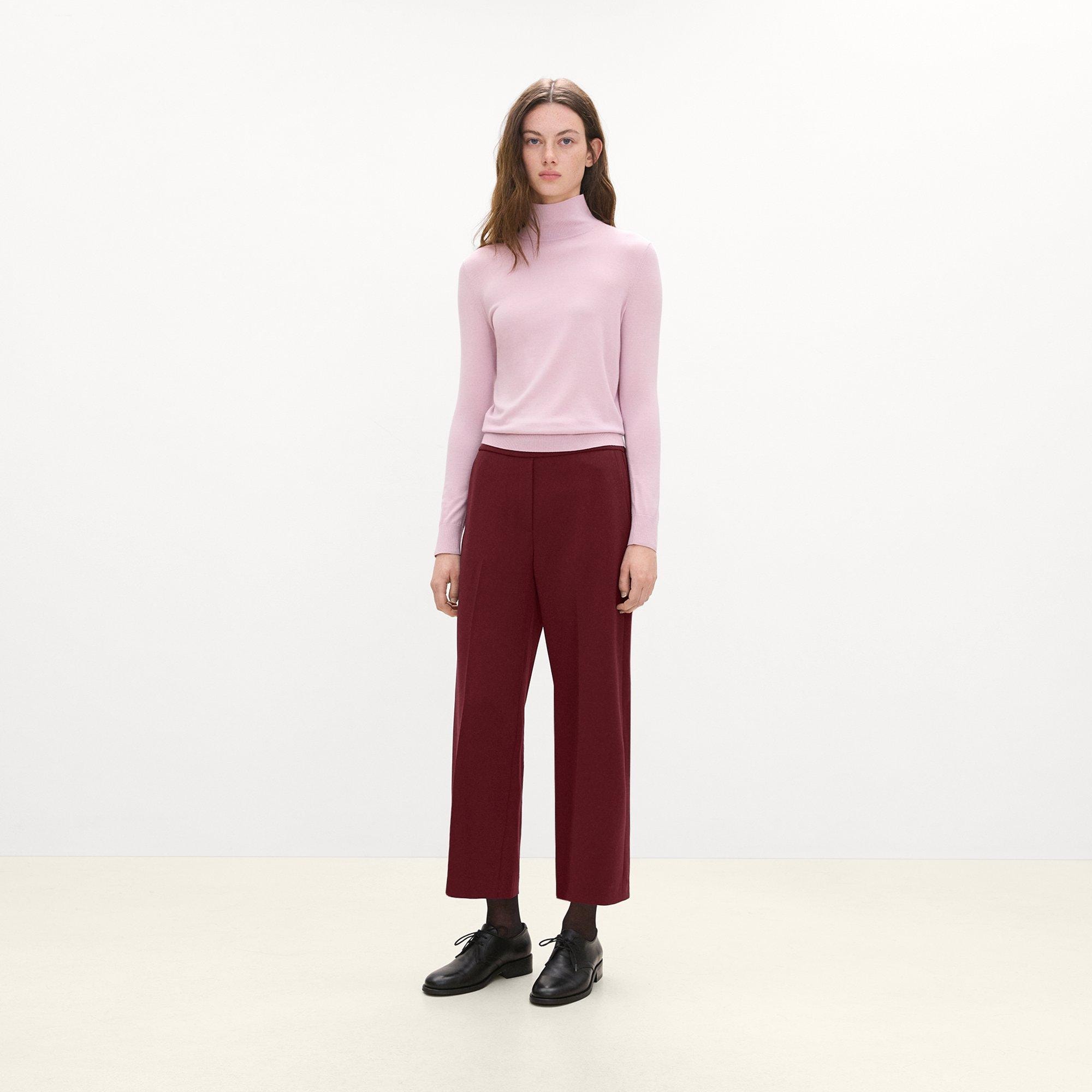 Classic Straight Pull-On Pant in Admiral Crepe